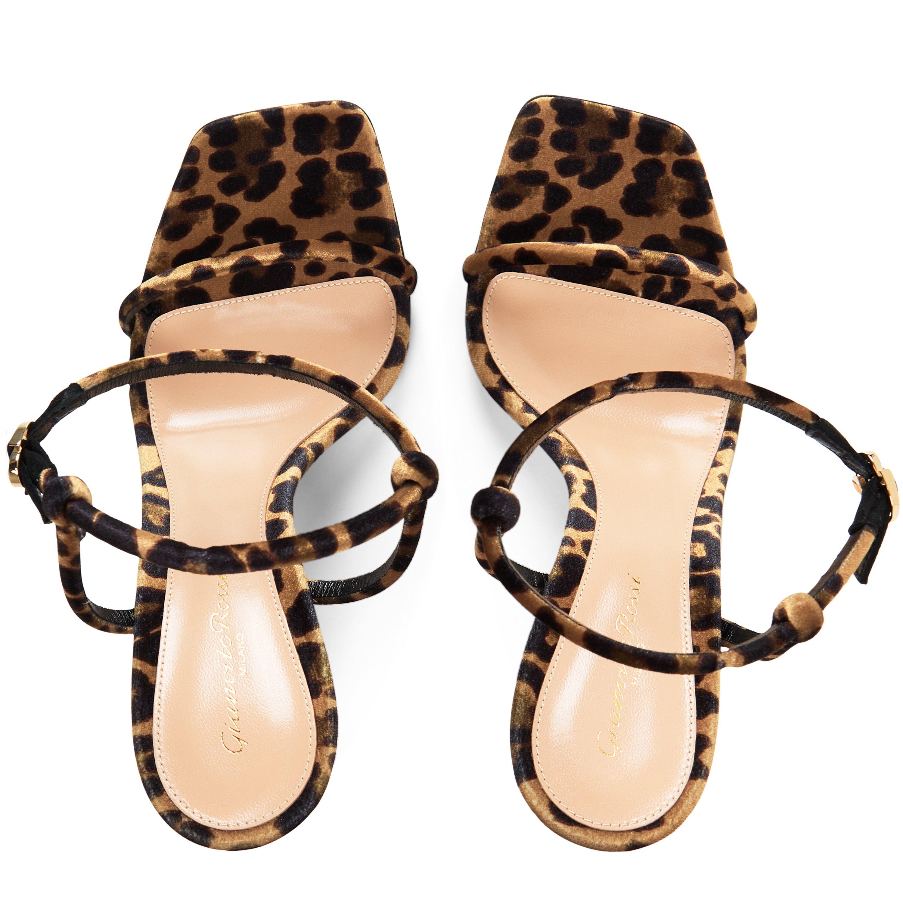 Leopard Print - Gianvito Rossi - Women's Heeled Sandals - 4