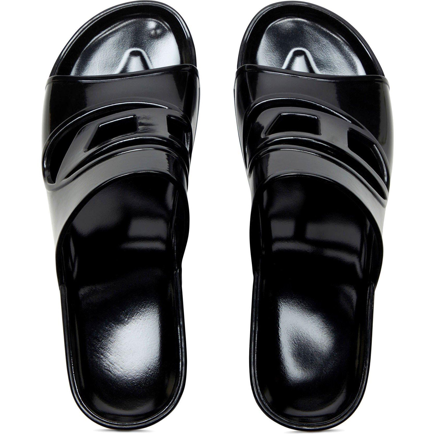 Black - Diesel - Women's SA-Bonnie Flat Sandal - 3