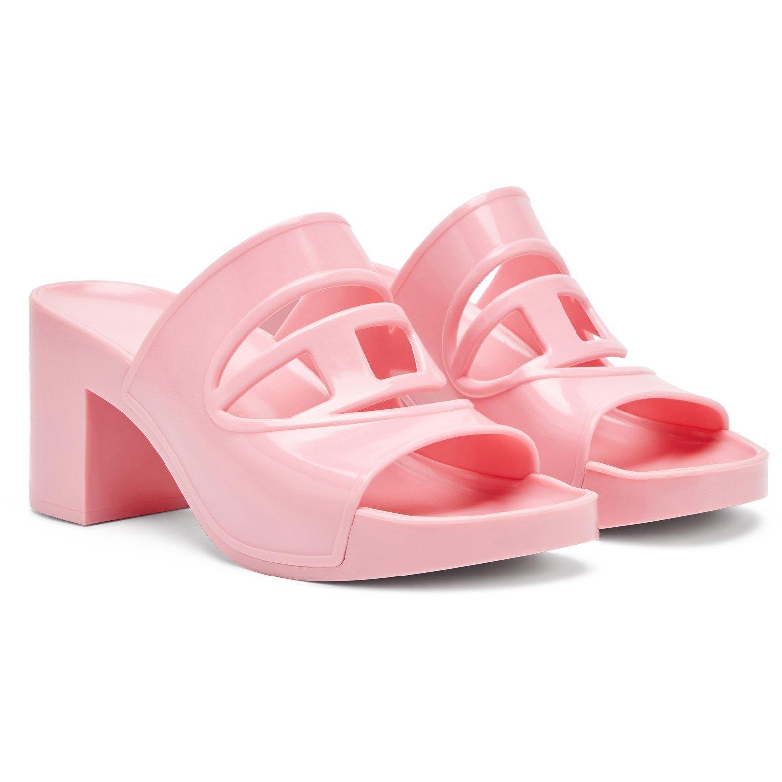 Diesel Women's Sa-Bonnie Flat Sandal - Pink - 4 (36.5)