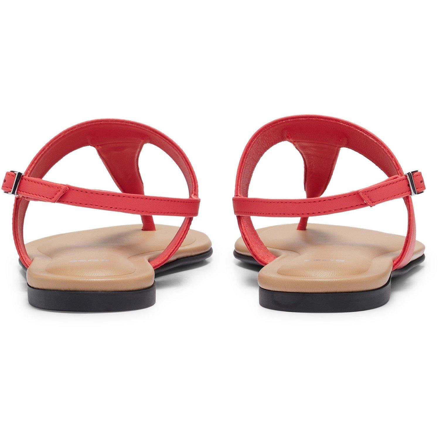 Bright Pink - Boss - Women's Jo Flat Thong Shoes, Flat Design - 3