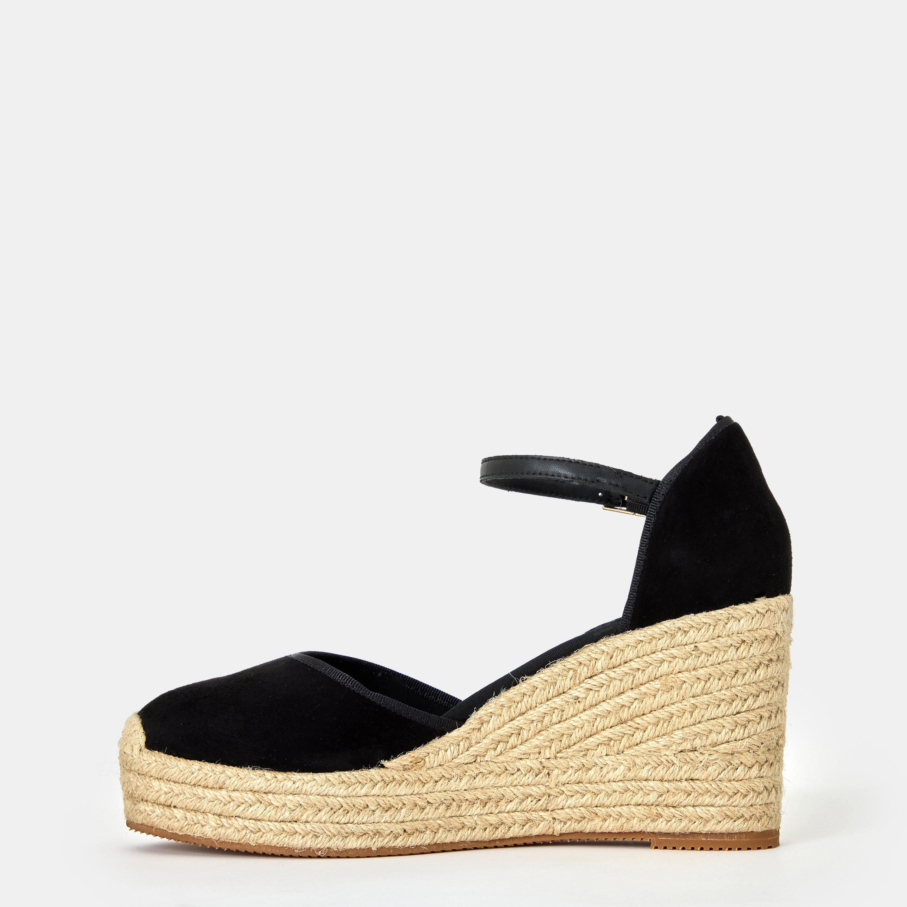 Black - Boss - Women's Madeira Wedge Shoes, Wedge Style - 2