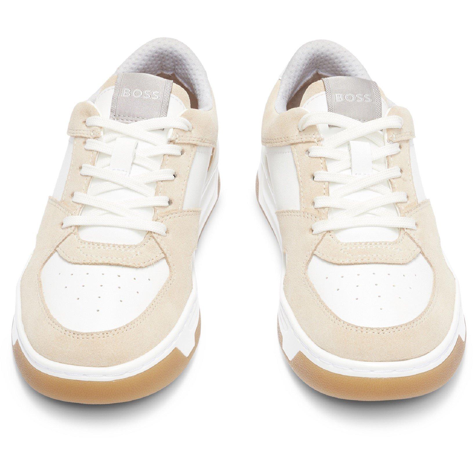 Light Beige - Boss - Women's Baltimore Tenn Court Trainers - 3