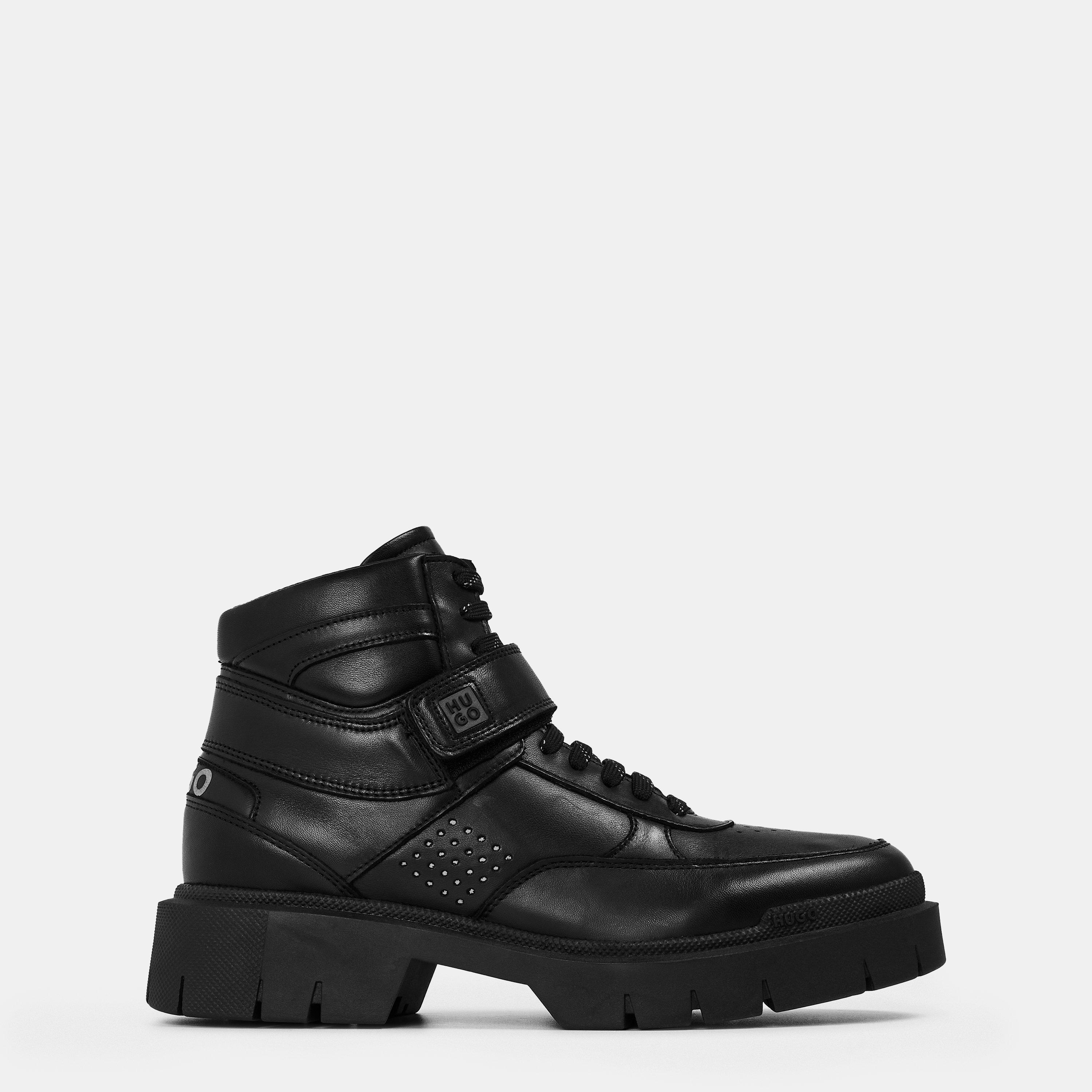 Black - Hugo - Men's Denzel Biker Boots - 1