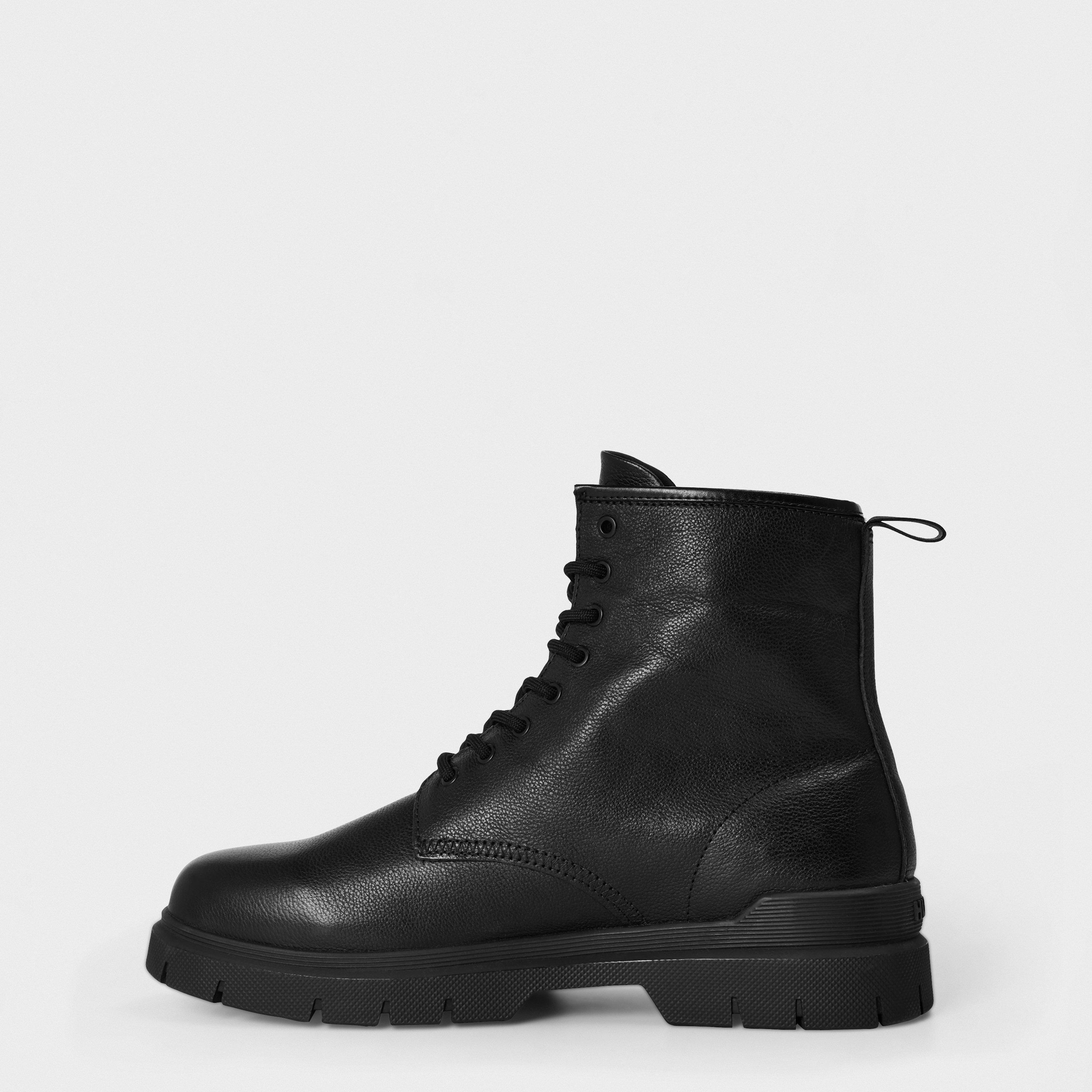 Black - Hugo - Men's Flat Ankle Boots - 2
