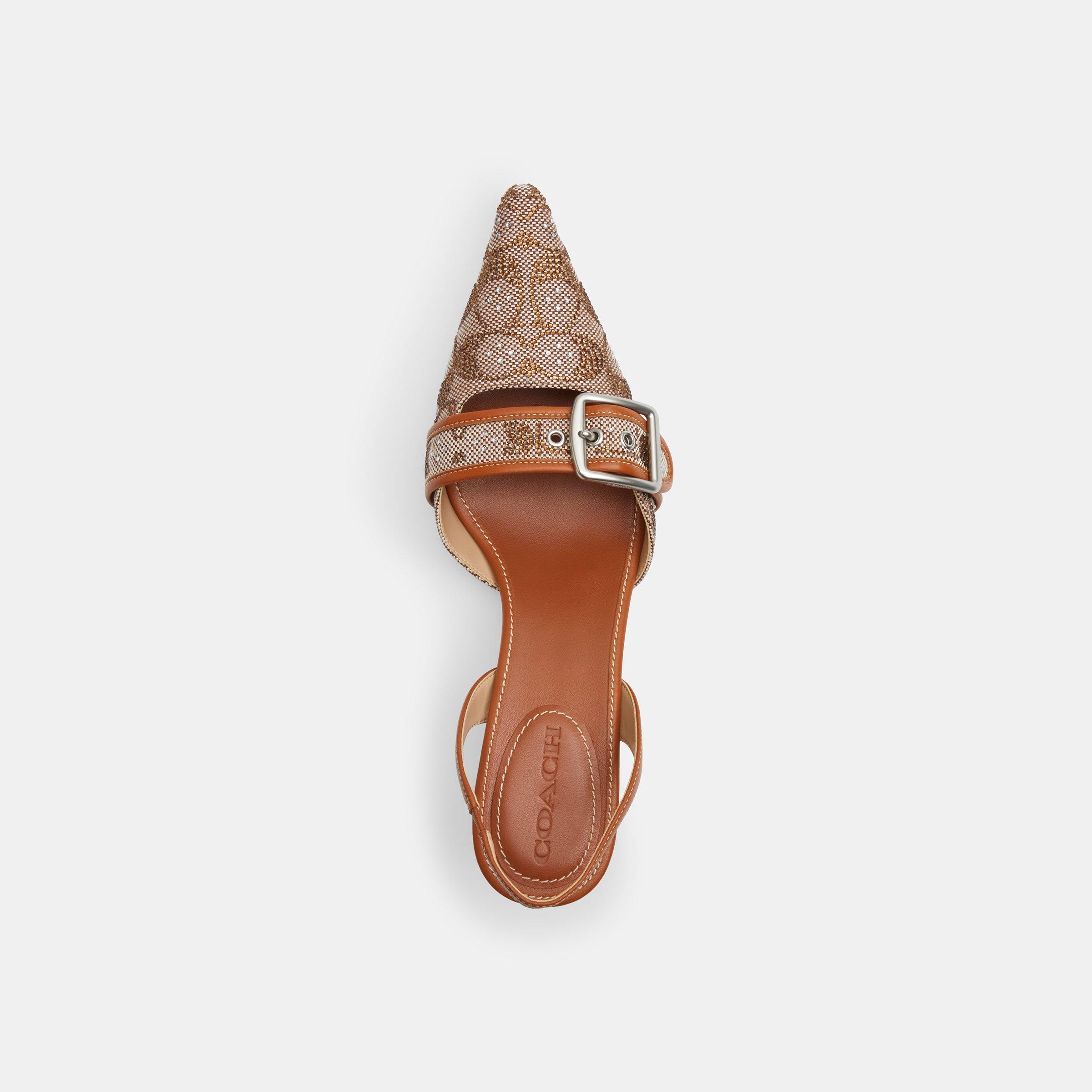 B Amber Crystal - Coach - Women's Slingbacks - 4