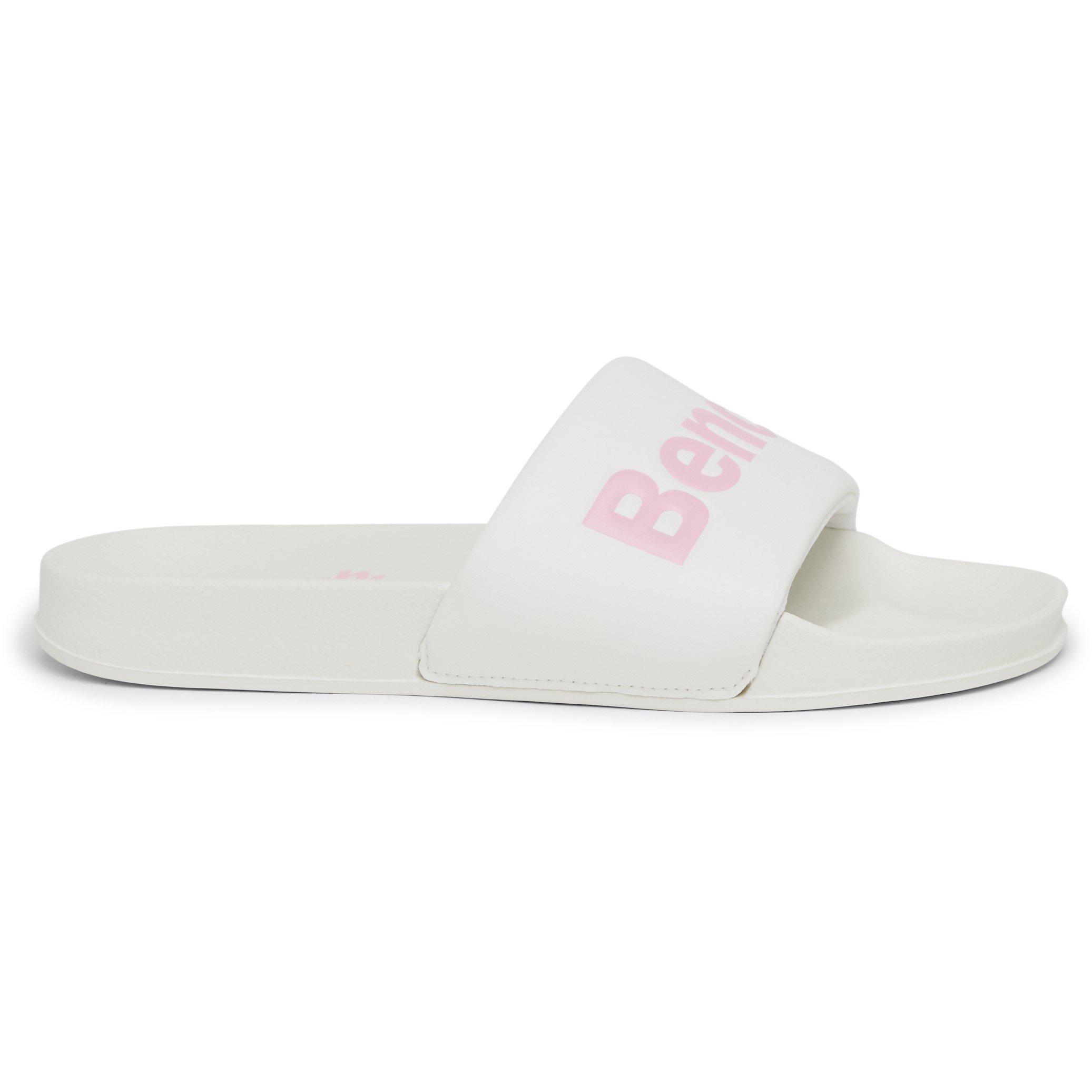 Bench Women's Calypso Slider Slipper - White - 6 (39)