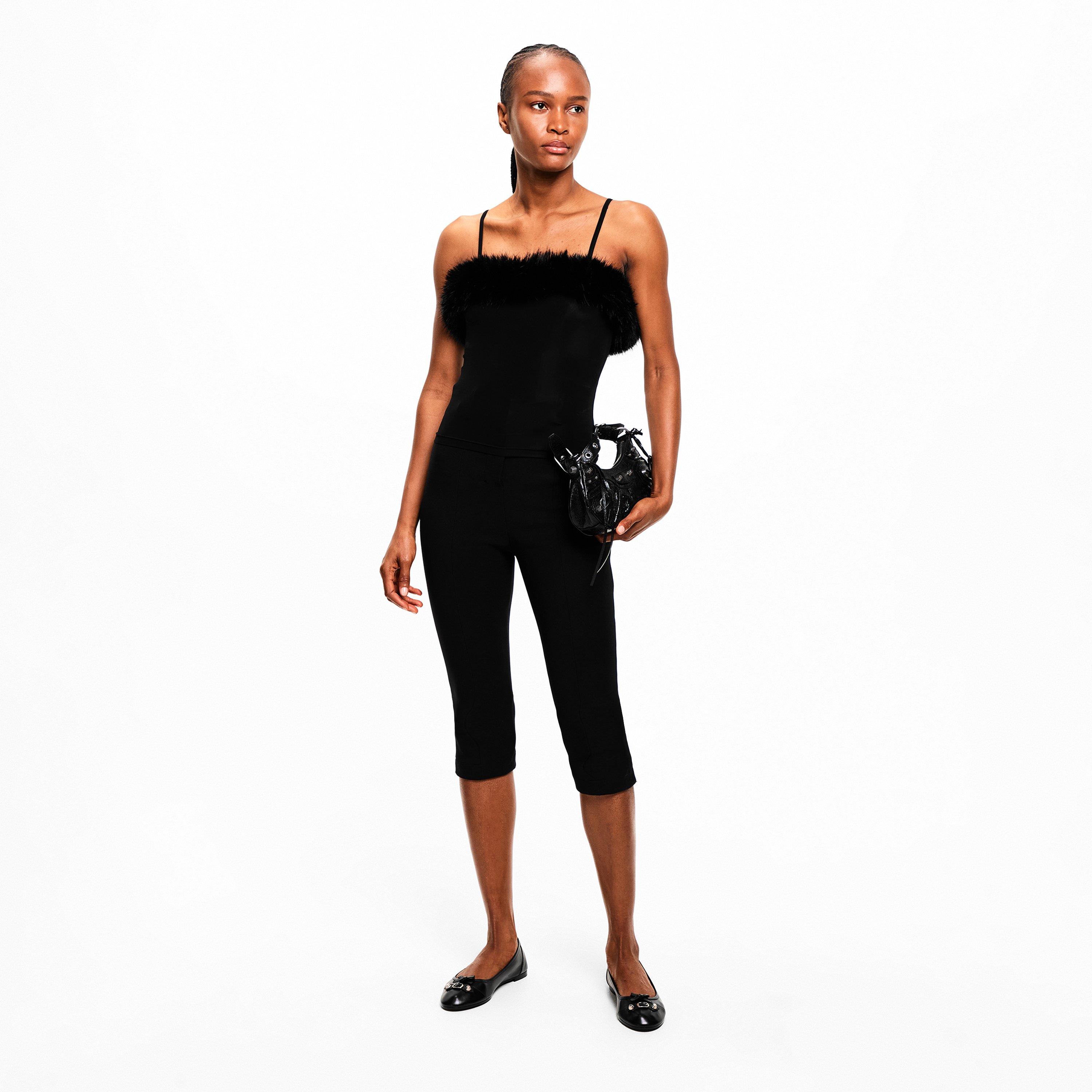 Black/Silver - Balenciaga - Women's Bal City Ballerina Ballet Pumps - 6