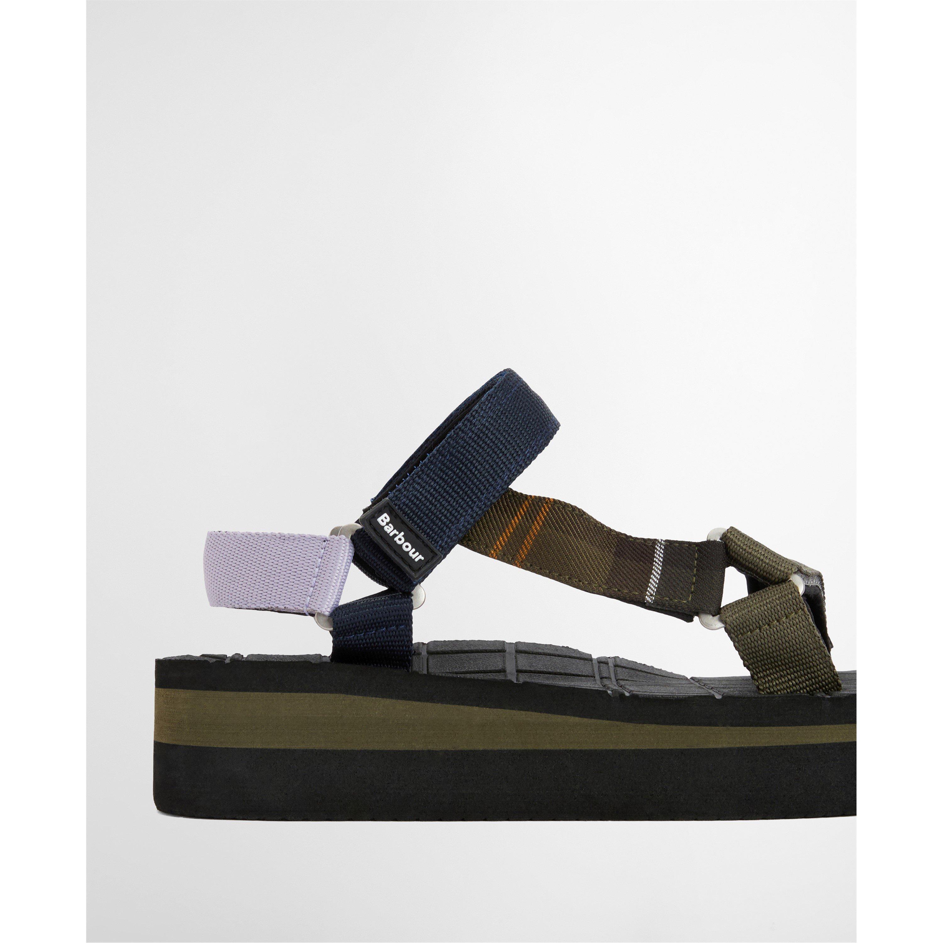 Olive/Tartan - Barbour - B.Li Mila Sandl Ld62 - 4