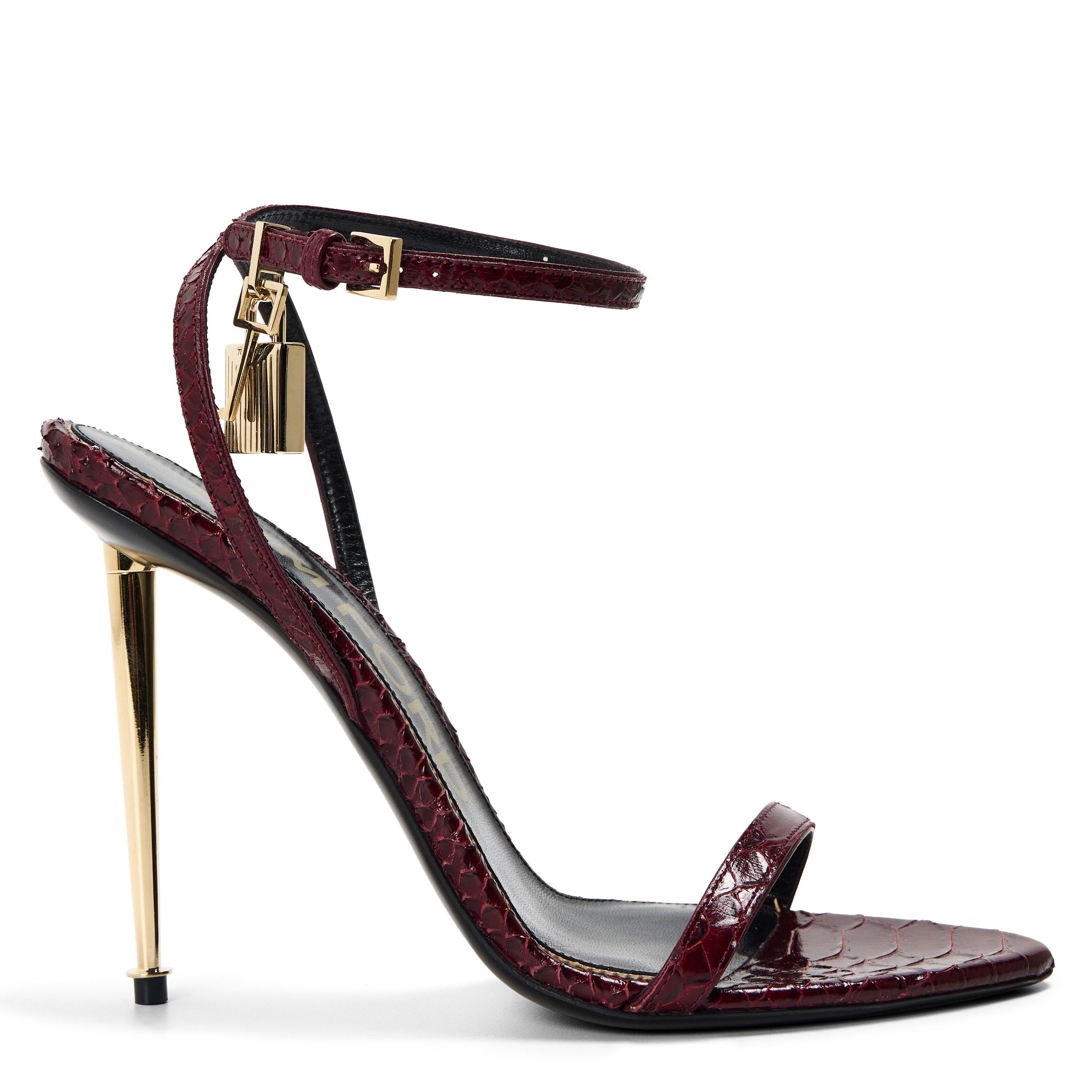 Tom Ford Women's Padlock Heels - Ruby Red - Size 6 (39)
