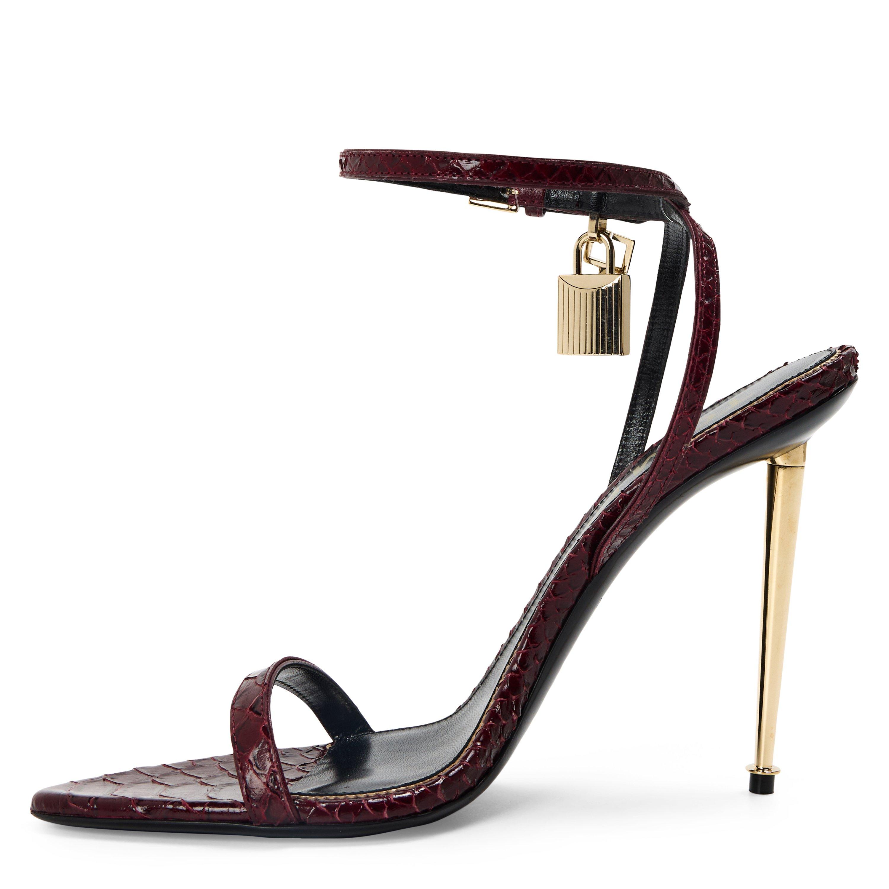 Ruby Red - Tom Ford - Women's Padlock Heels - 2