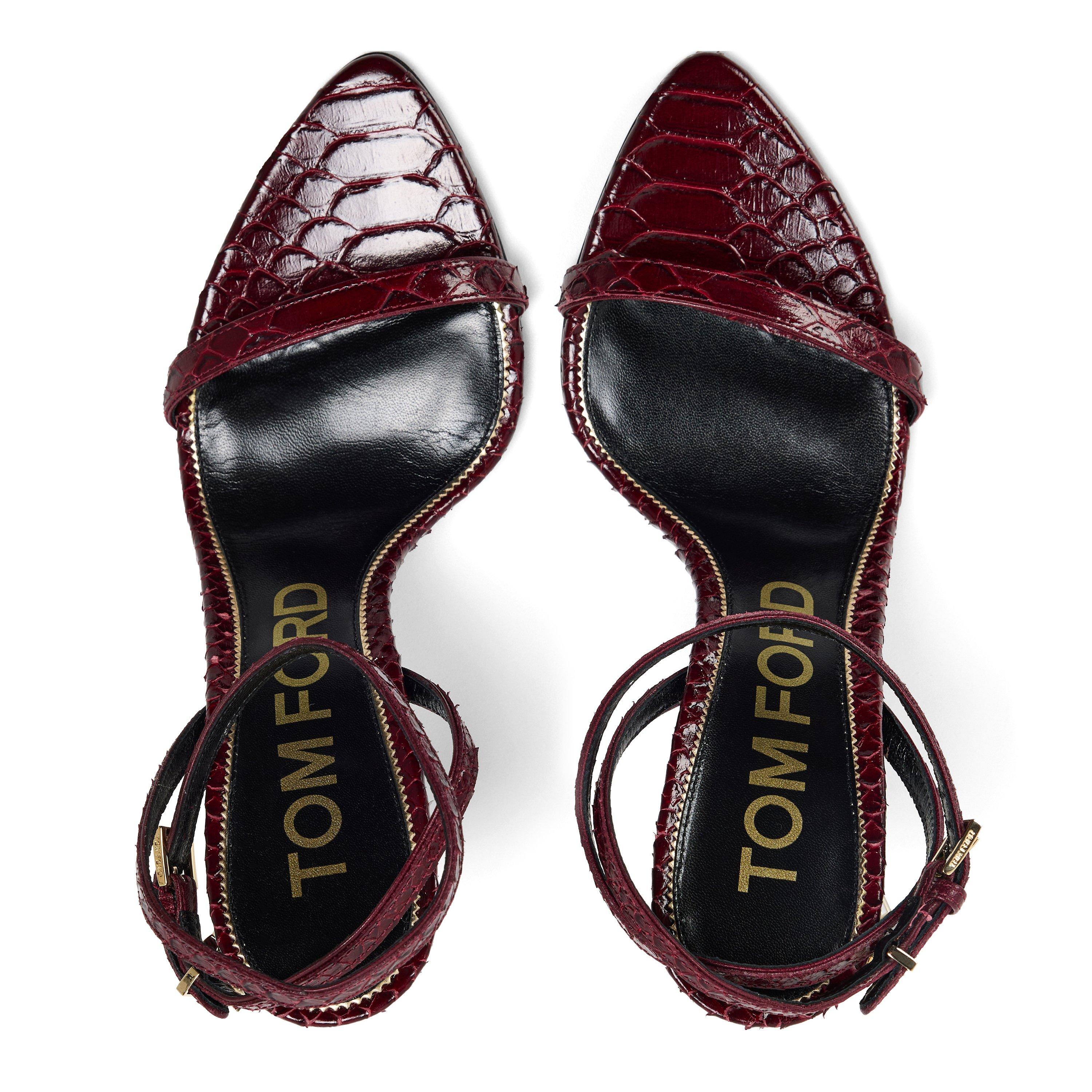 Ruby Red - Tom Ford - Women's Padlock Heels - 5