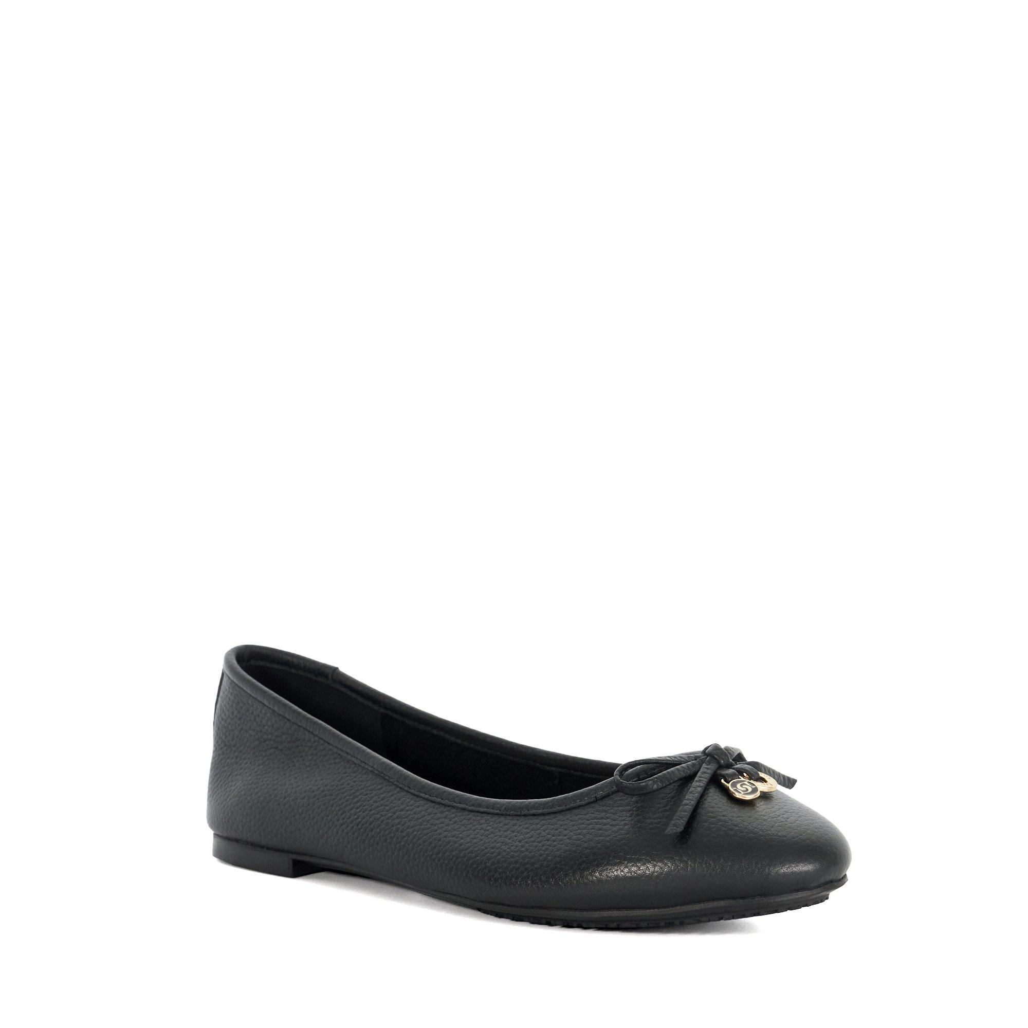 Zwart Leer - Dune London - Women's Harpington Flat Mules - 2