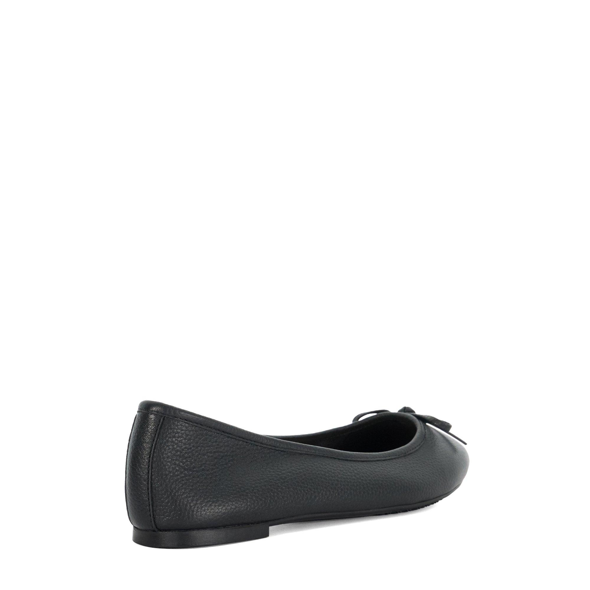 Zwart Leer - Dune London - Women's Harpington Flat Mules - 3