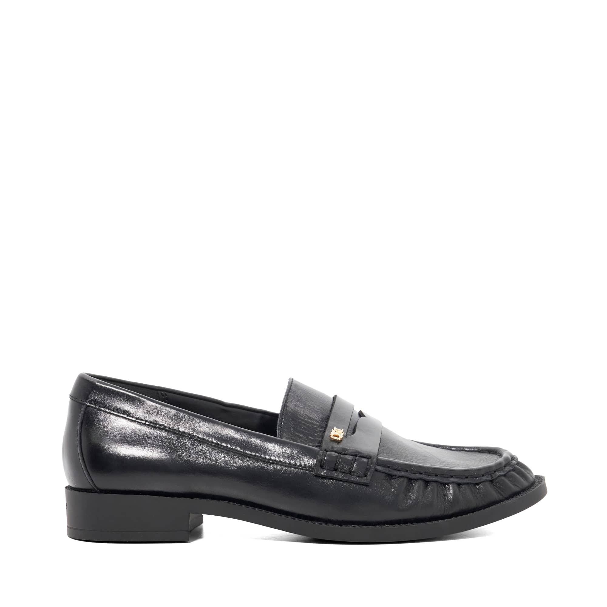 Dune London Women's Galex Loafers - Black Leather - 5 (38)