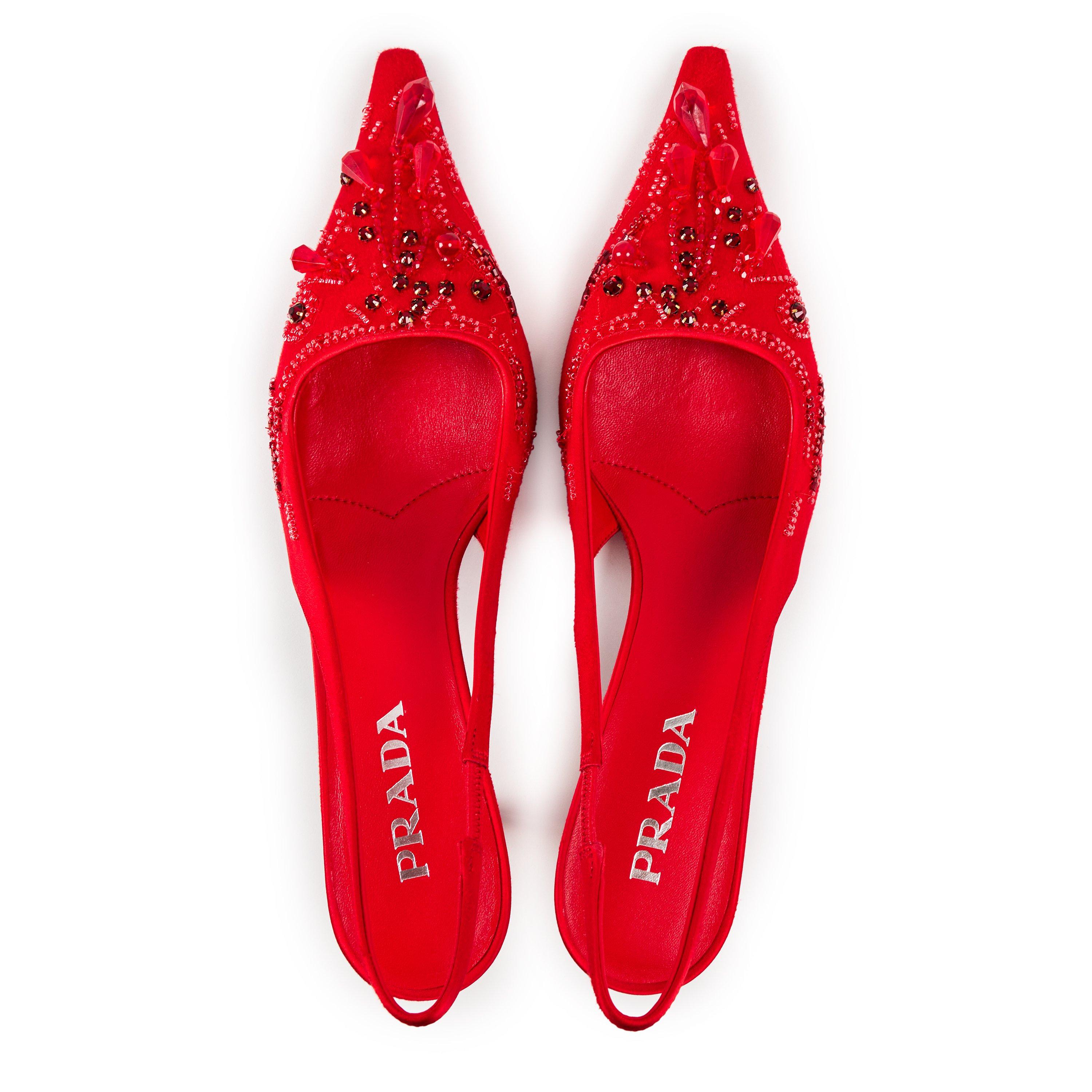 Red - Prada - Prada Runway Embelli Ld64 - 4