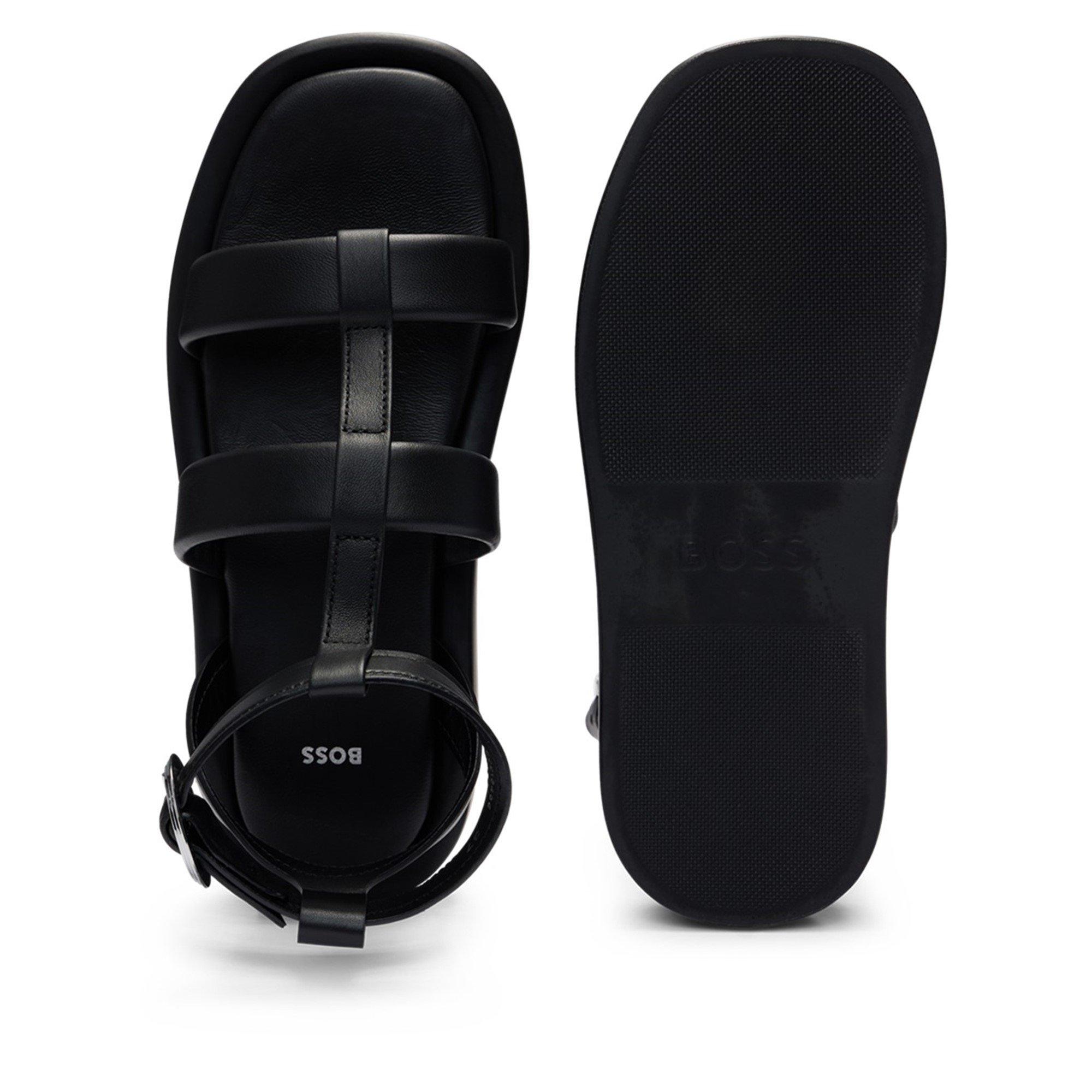 Black - Boss - Women's Scarlet Sandal C Flat Sandals - 6