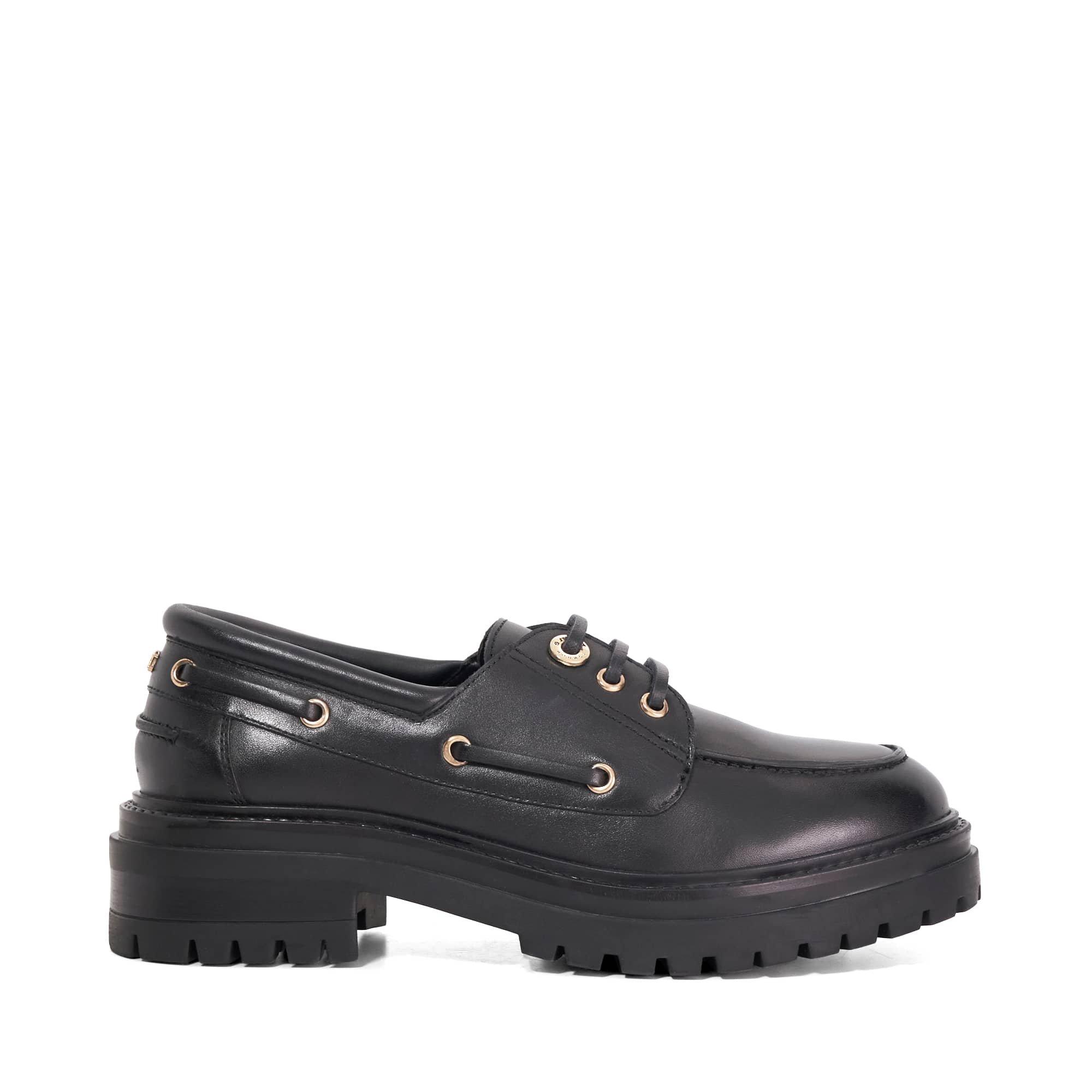 Dune London Women's Glazit Loafers - Black Leather - 3 (36)
