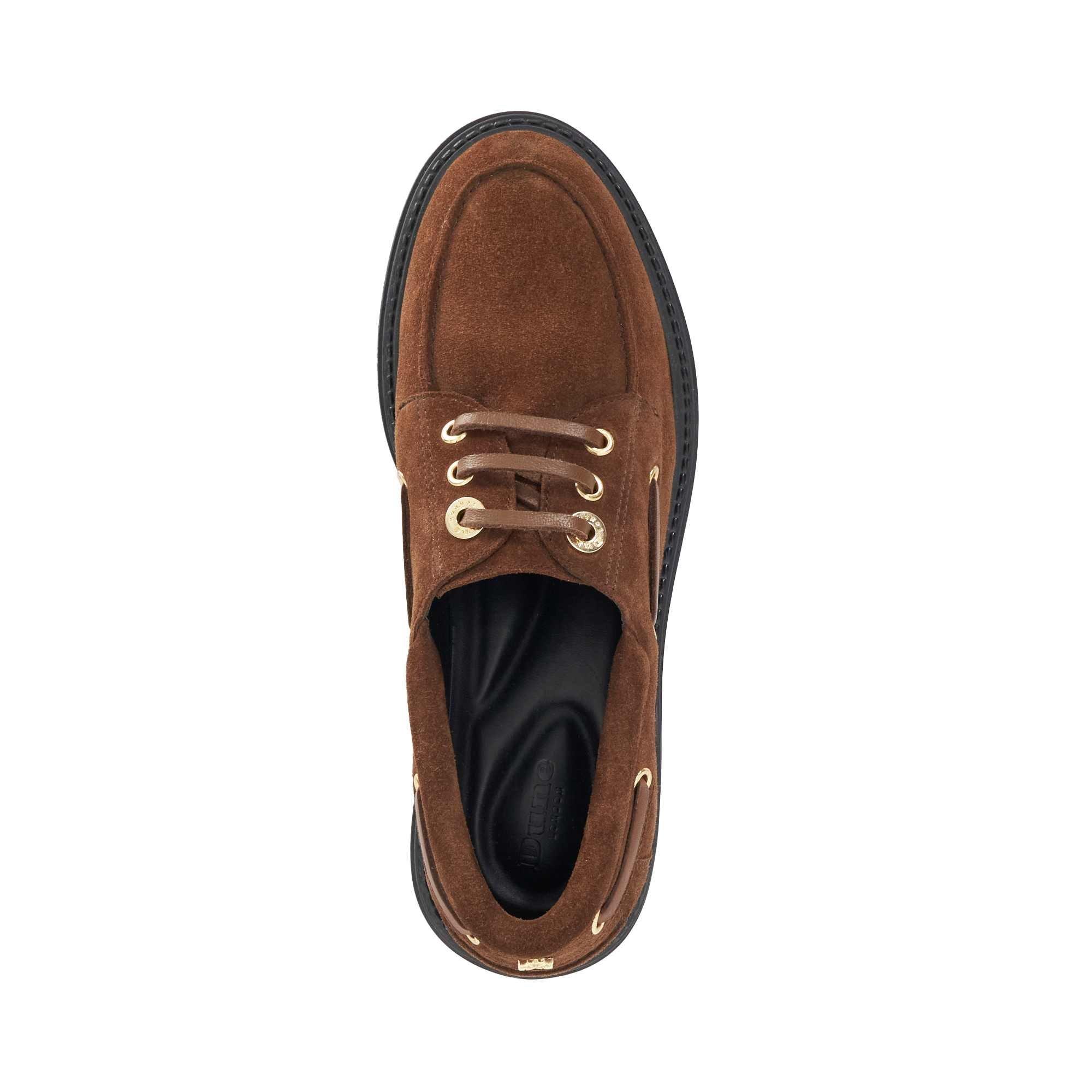 Braunes Wildleder - Dune London - Women's Glazit Loafers - 4