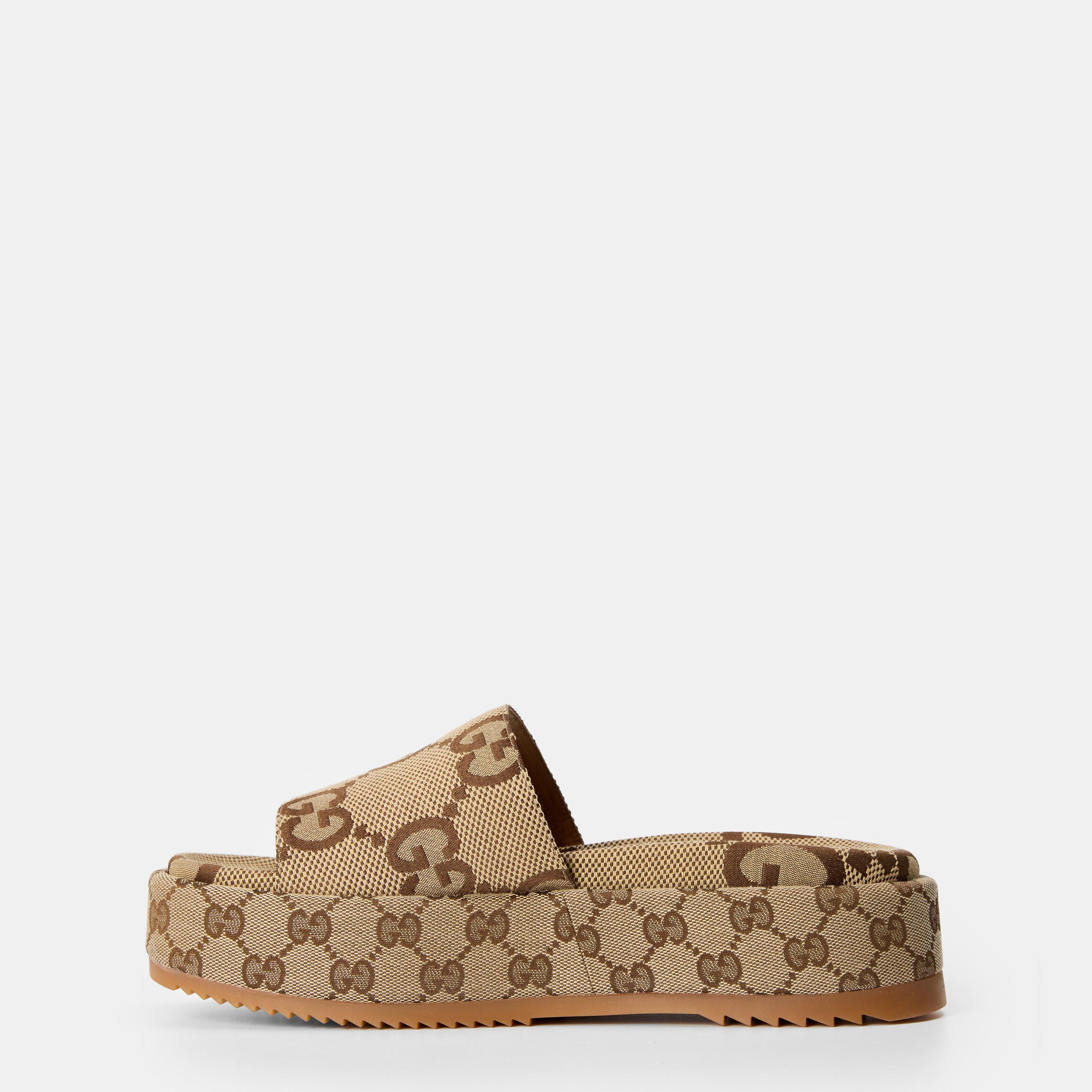 Camel 2580 - Gucci - Platform Slide Sandals - 2