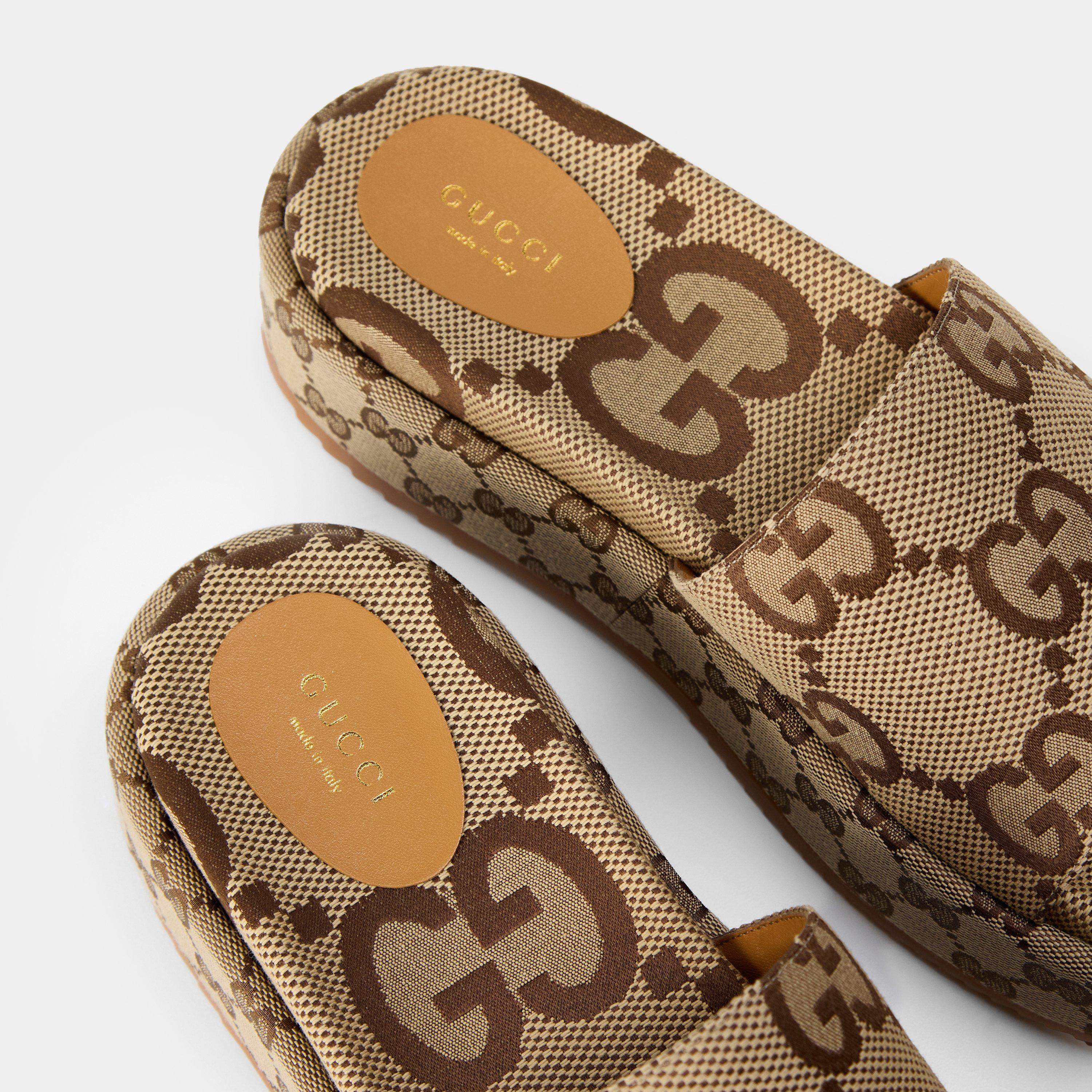 Camel 2580 - Gucci - Platform Slide Sandals - 5