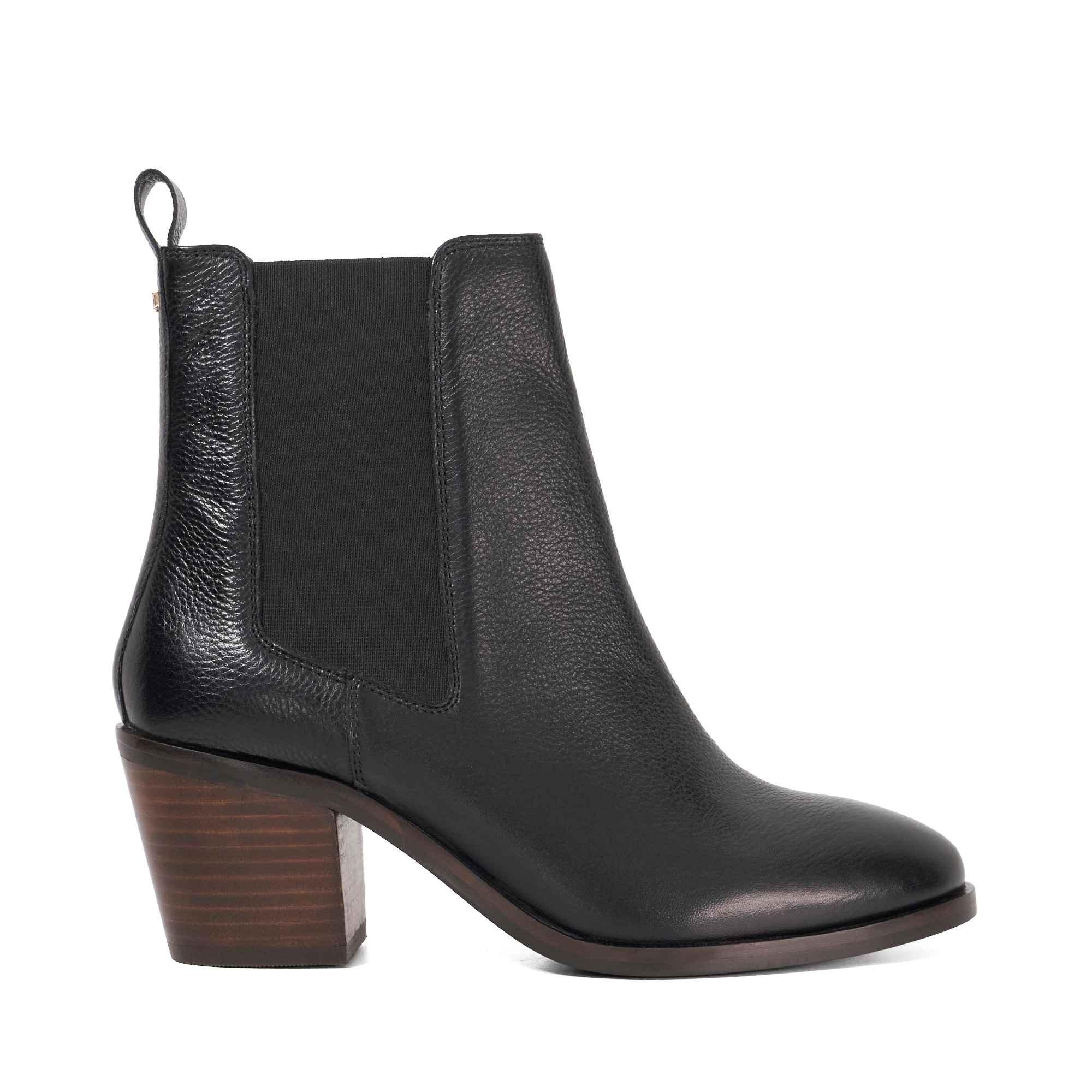 Dune London Pasil Boots In Black Leather