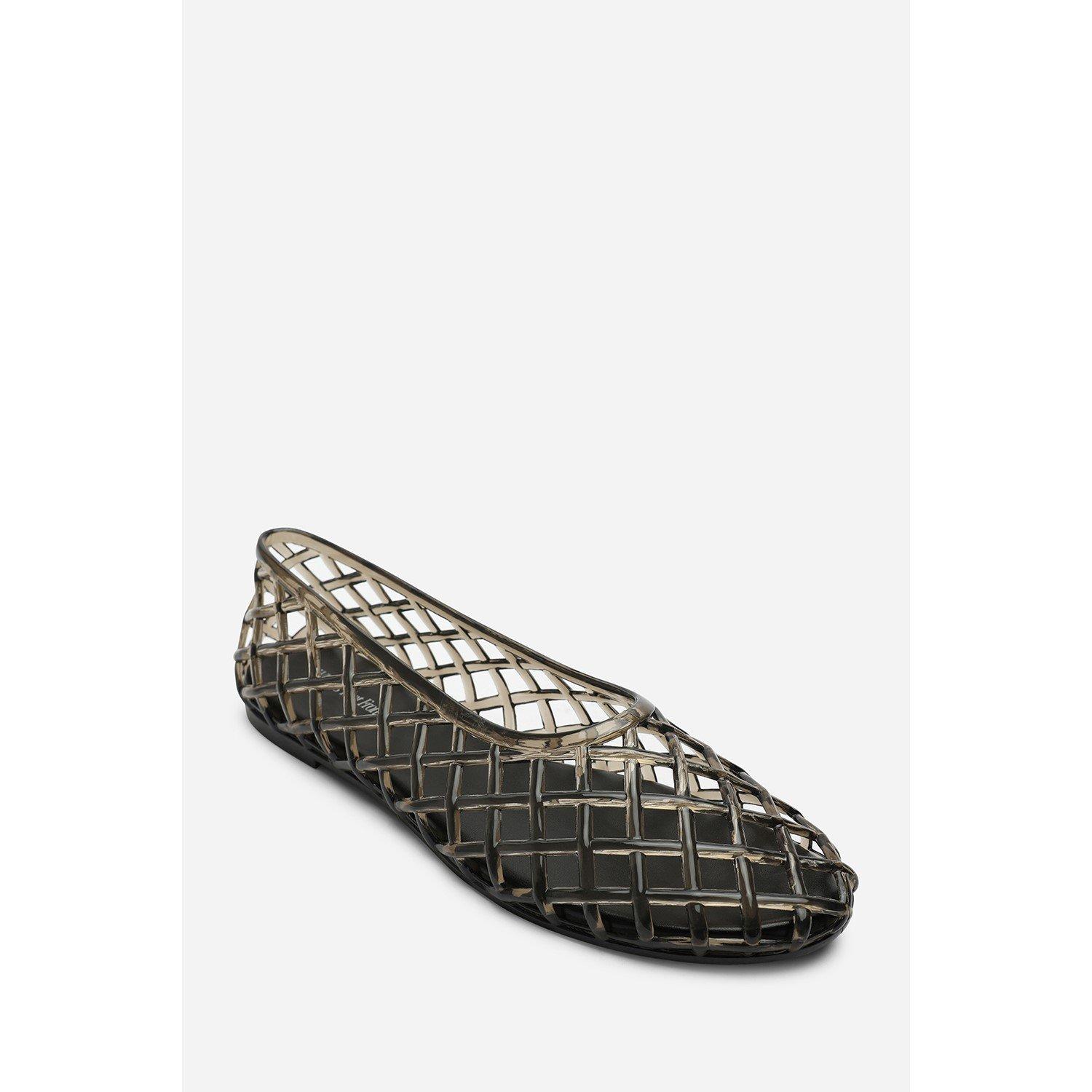 Crna žele - Wheres That From - Where’s Clear Jelly Ballet Pumps - 3