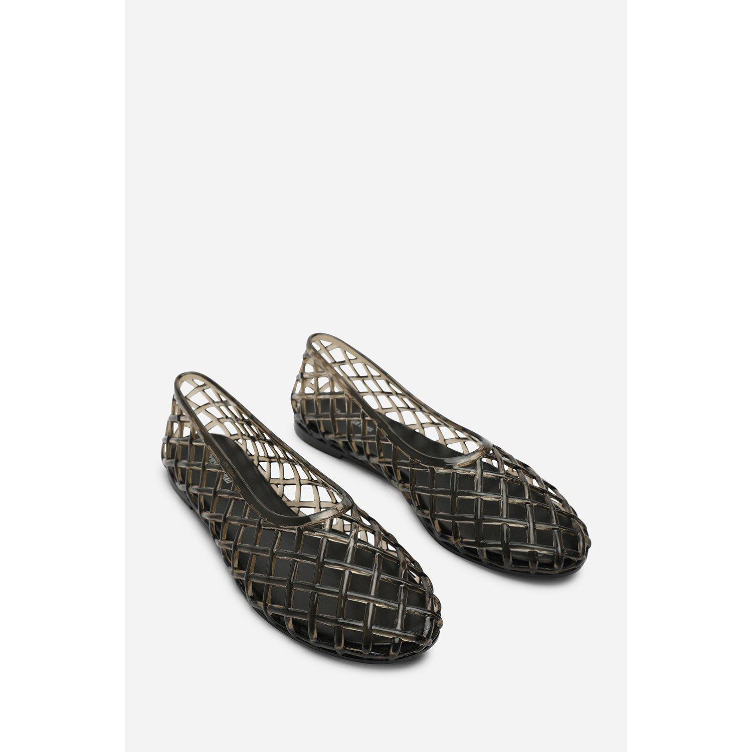 Crna žele - Wheres That From - Where’s Clear Jelly Ballet Pumps - 4