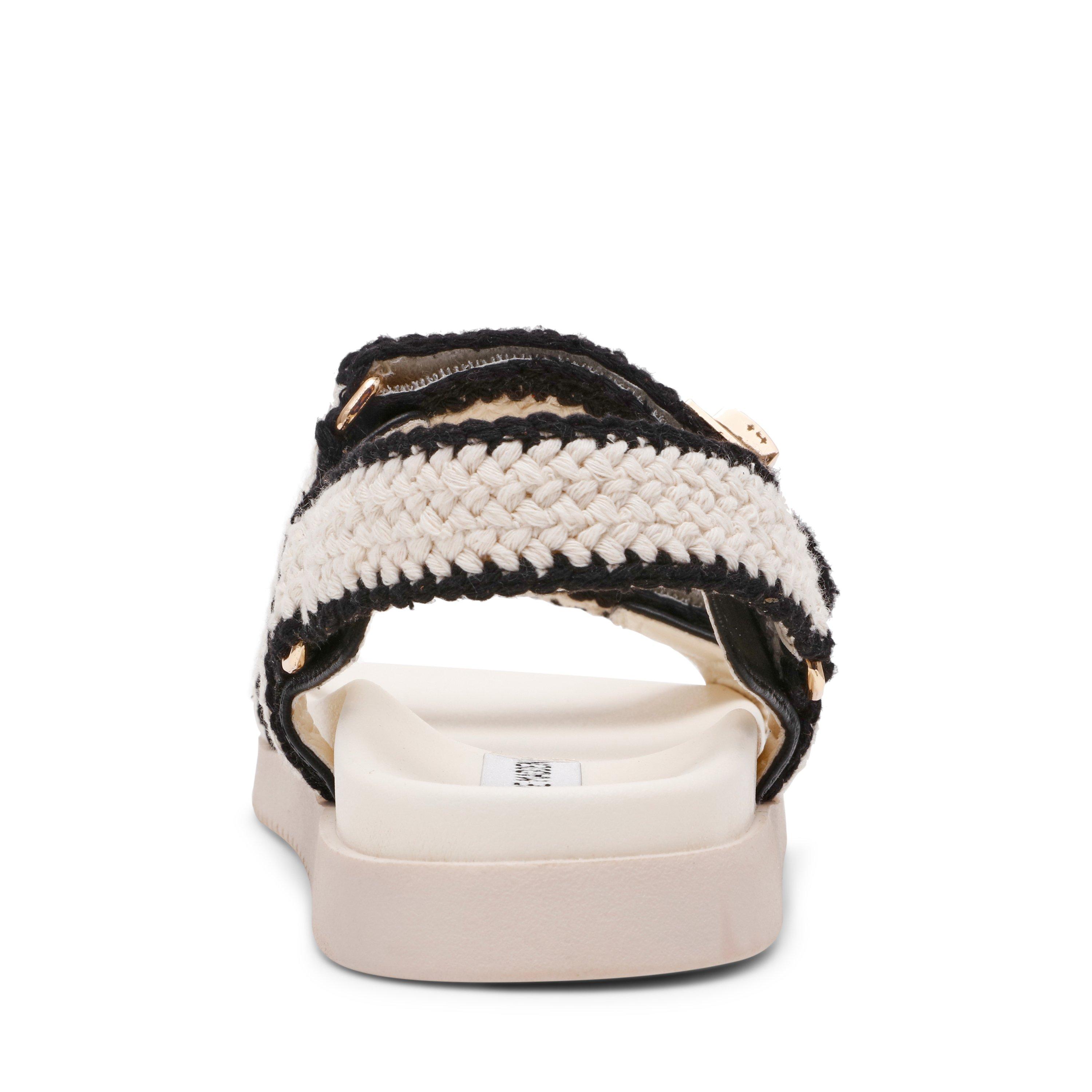 Black/White - Steve Madden - Madden Mona Sandal Ld63 - 5