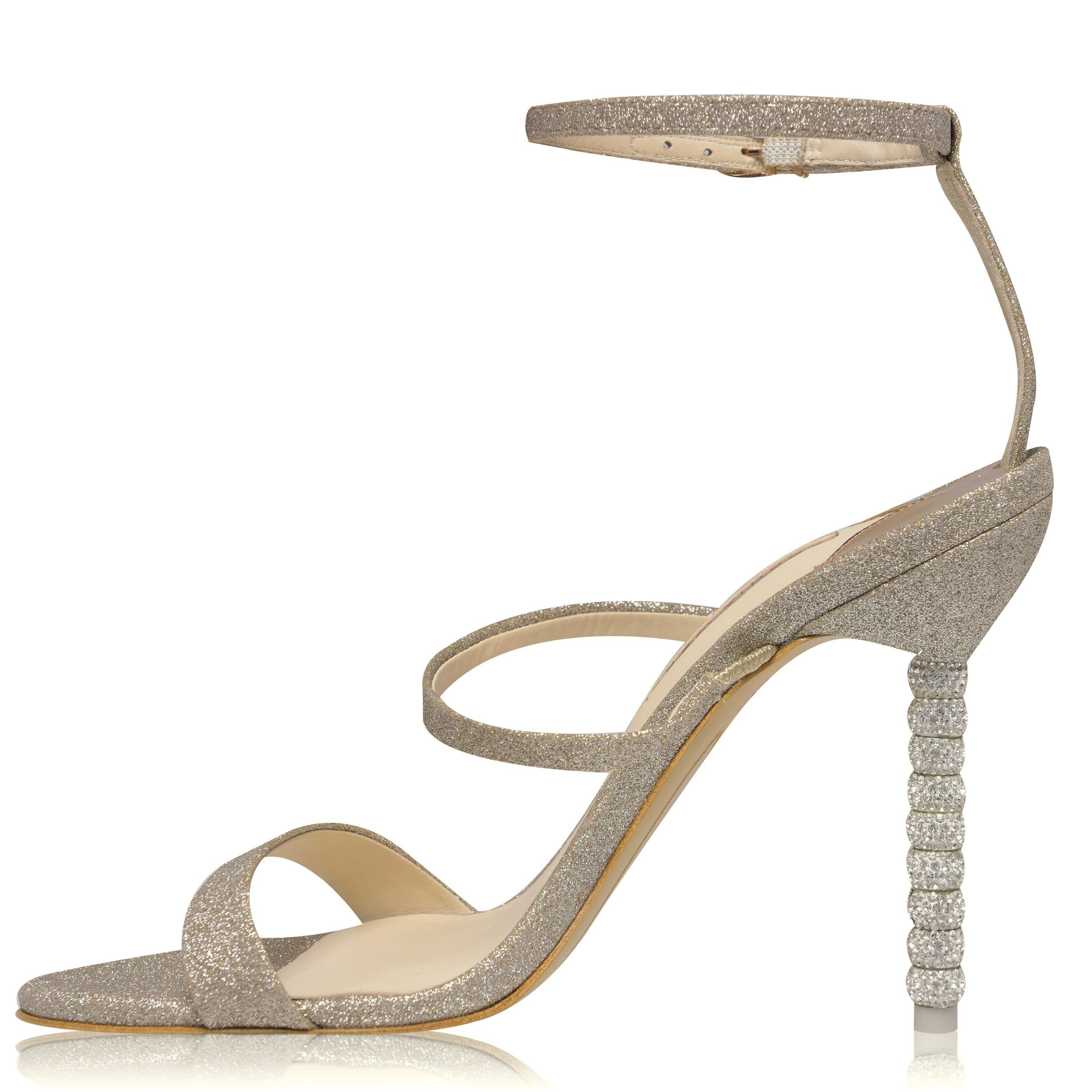 Champagne Glit - Sophia Webster - Rosalind Heeled Sandals - 3