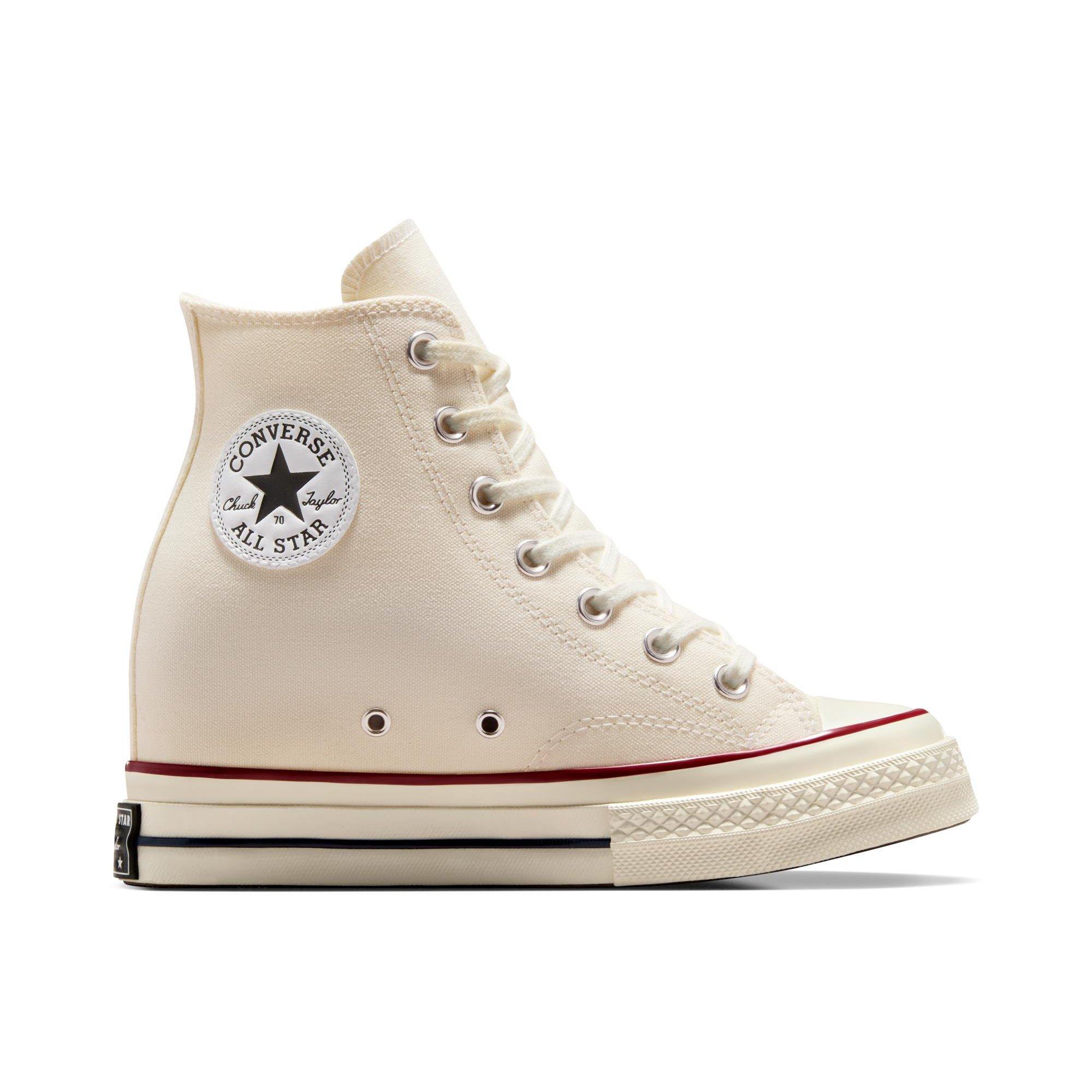 286-Egret/Bla - Converse - Women's Chuck 70 Wedge Heeled Sandals - 1