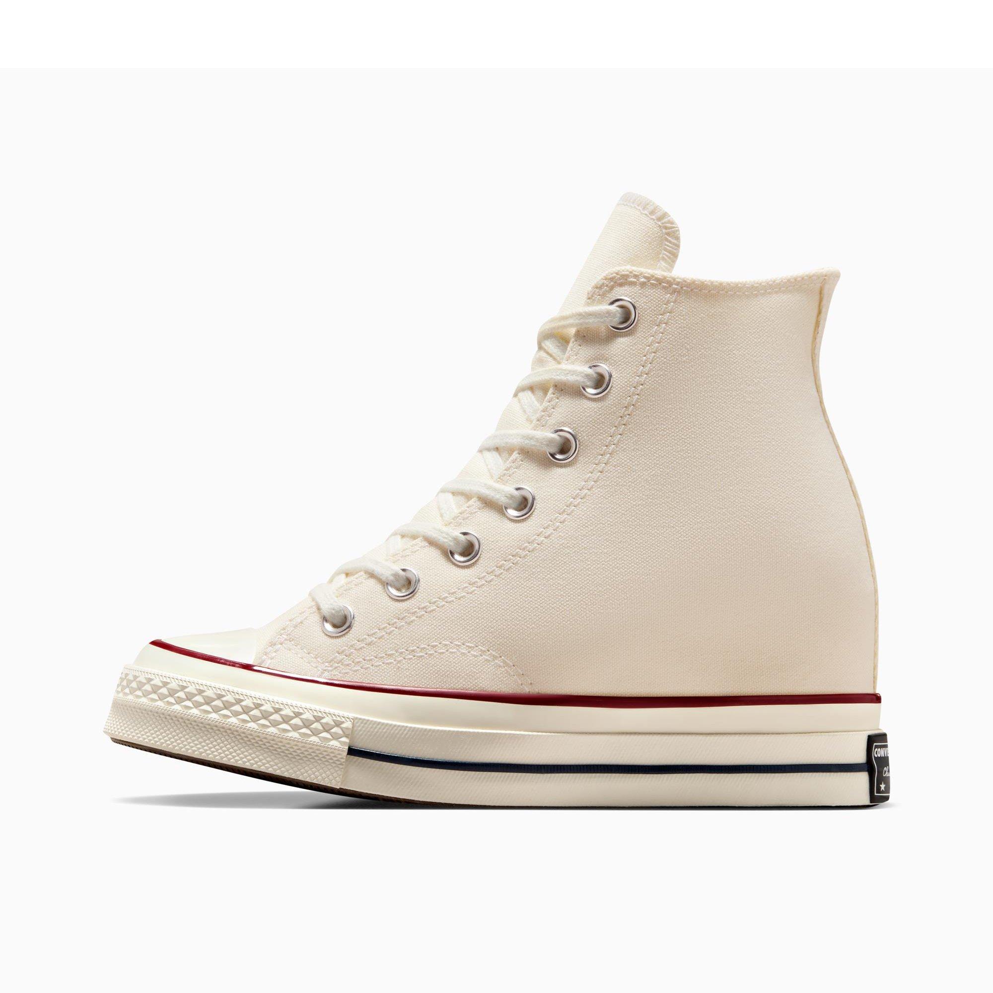 286-Egret/Bla - Converse - Women's Chuck 70 Wedge Heeled Sandals - 2