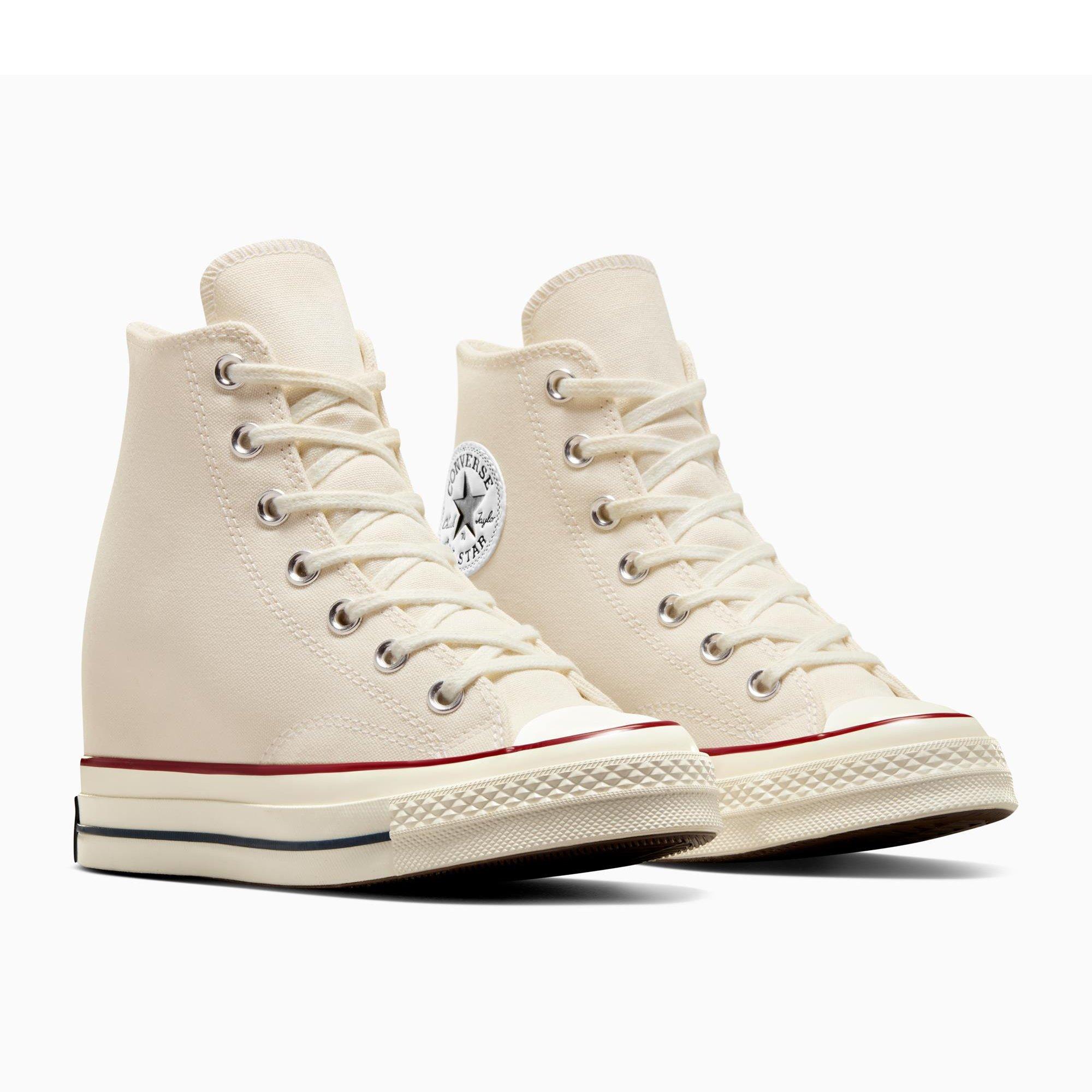 286-Egret/Bla - Converse - Women's Chuck 70 Wedge Heeled Sandals - 3