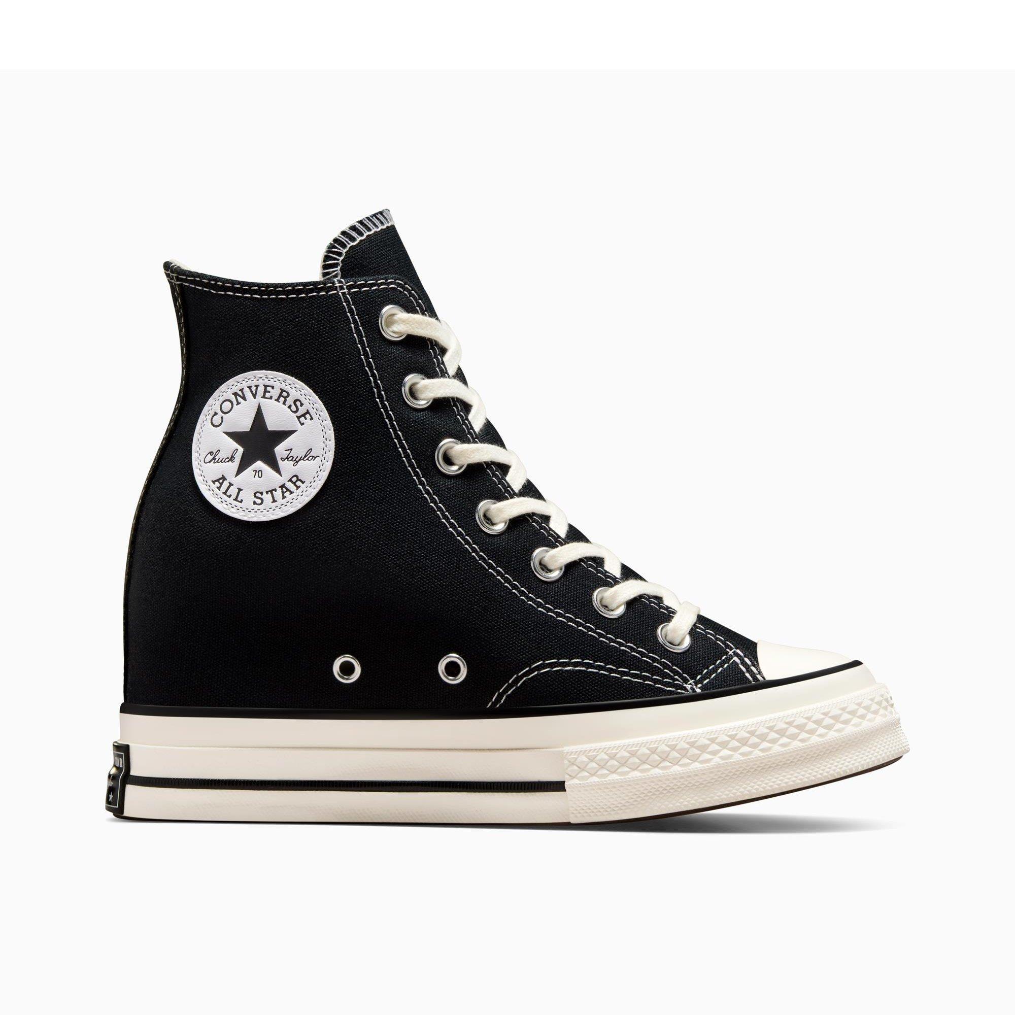 Converse Women's Chuck 70 Wedge Heeled Sandals - 001-Black/Egr - 7.5 (42)
