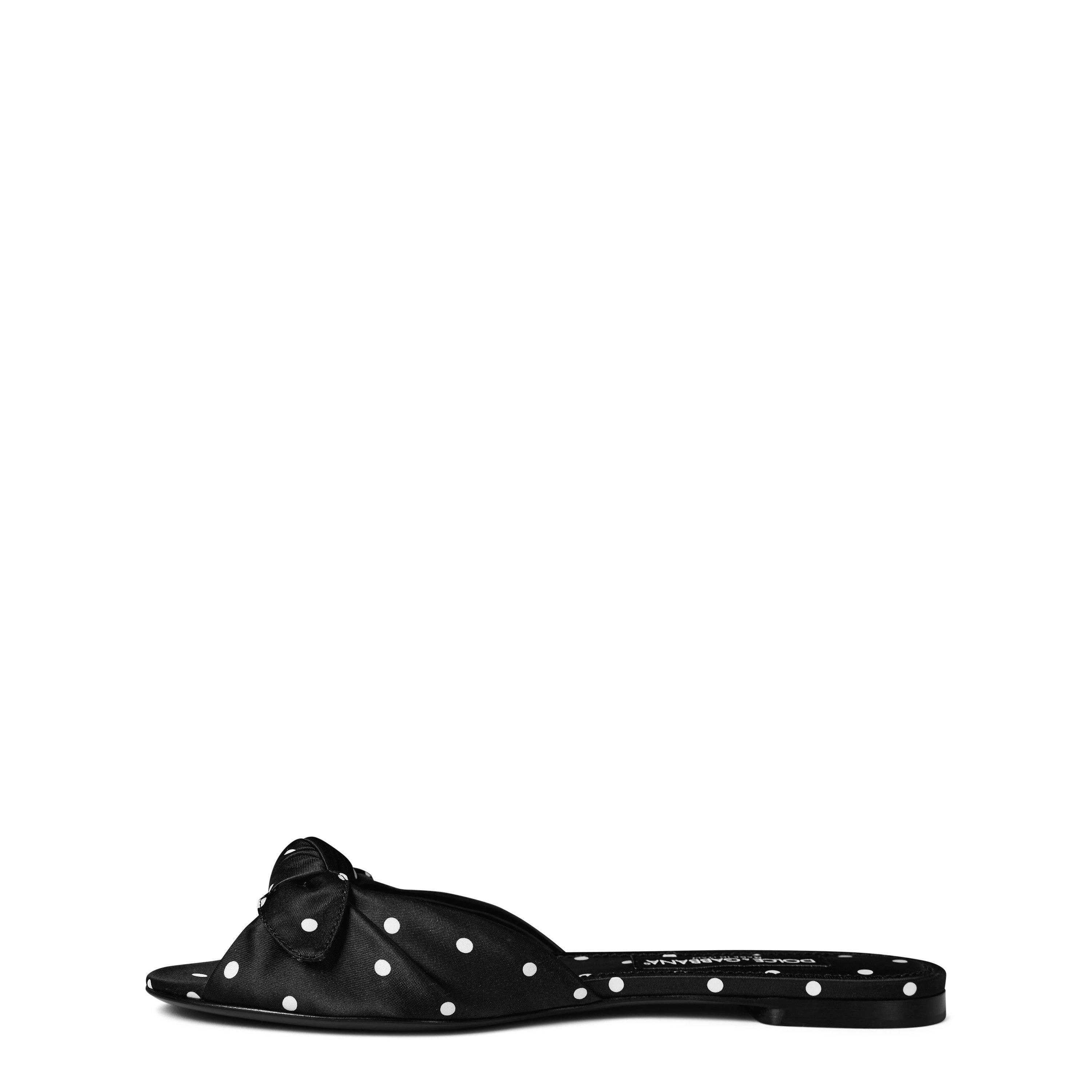 Nero - Dolce and Gabbana - Polka Dot Slippers - 3