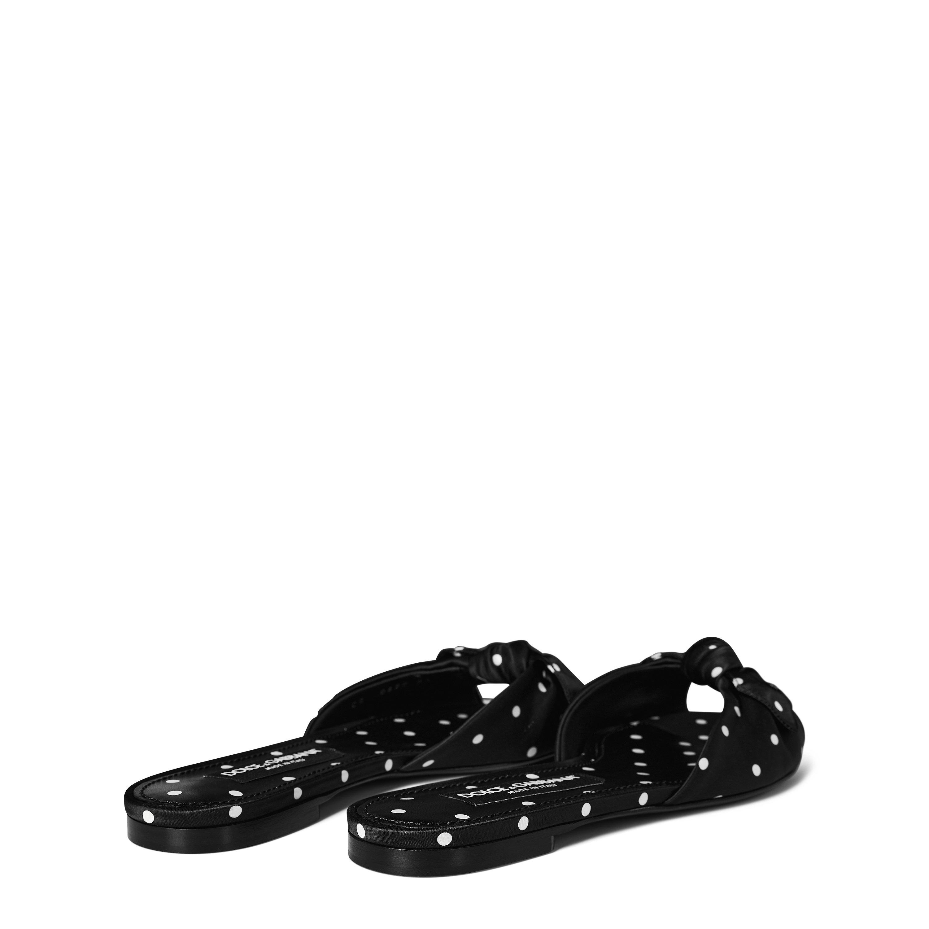 Nero - Dolce and Gabbana - Polka Dot Slippers - 5