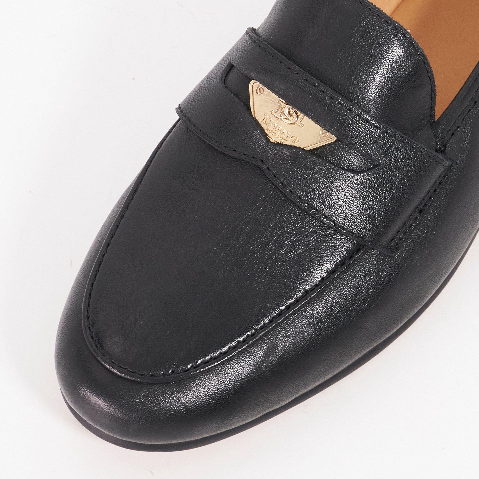 Zwart Leer - Dune London - Women's Greek Loafers - 5