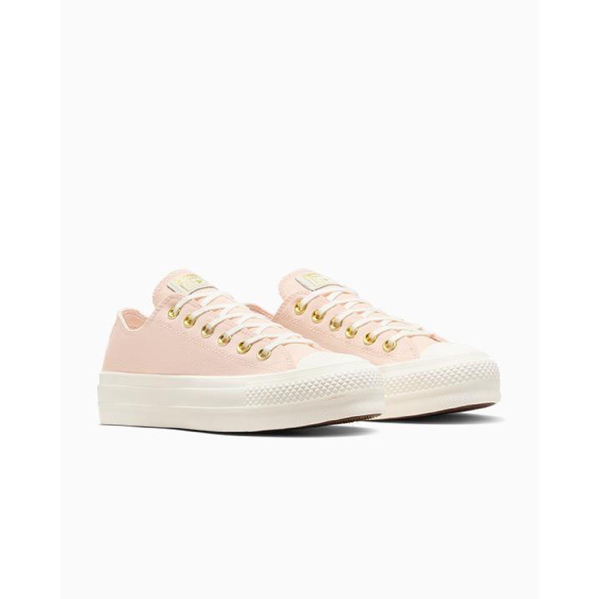 691-Pale Peta - Converse - Women's Chuck Taylor All Star Lif Platform Trainers - 3