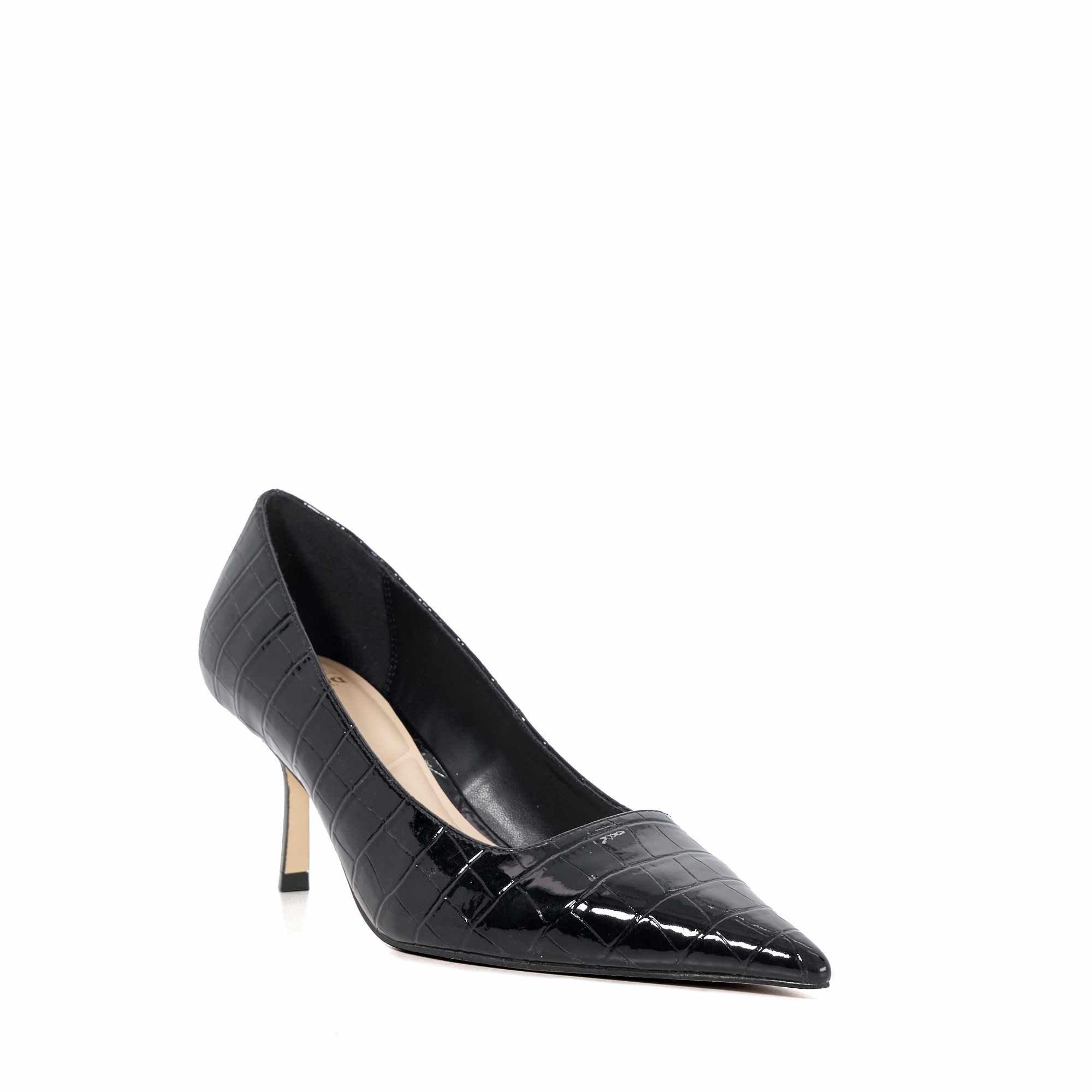 Zwarte Croc - Dune London - Women's Bexton Stiletto Court Shoes - 2