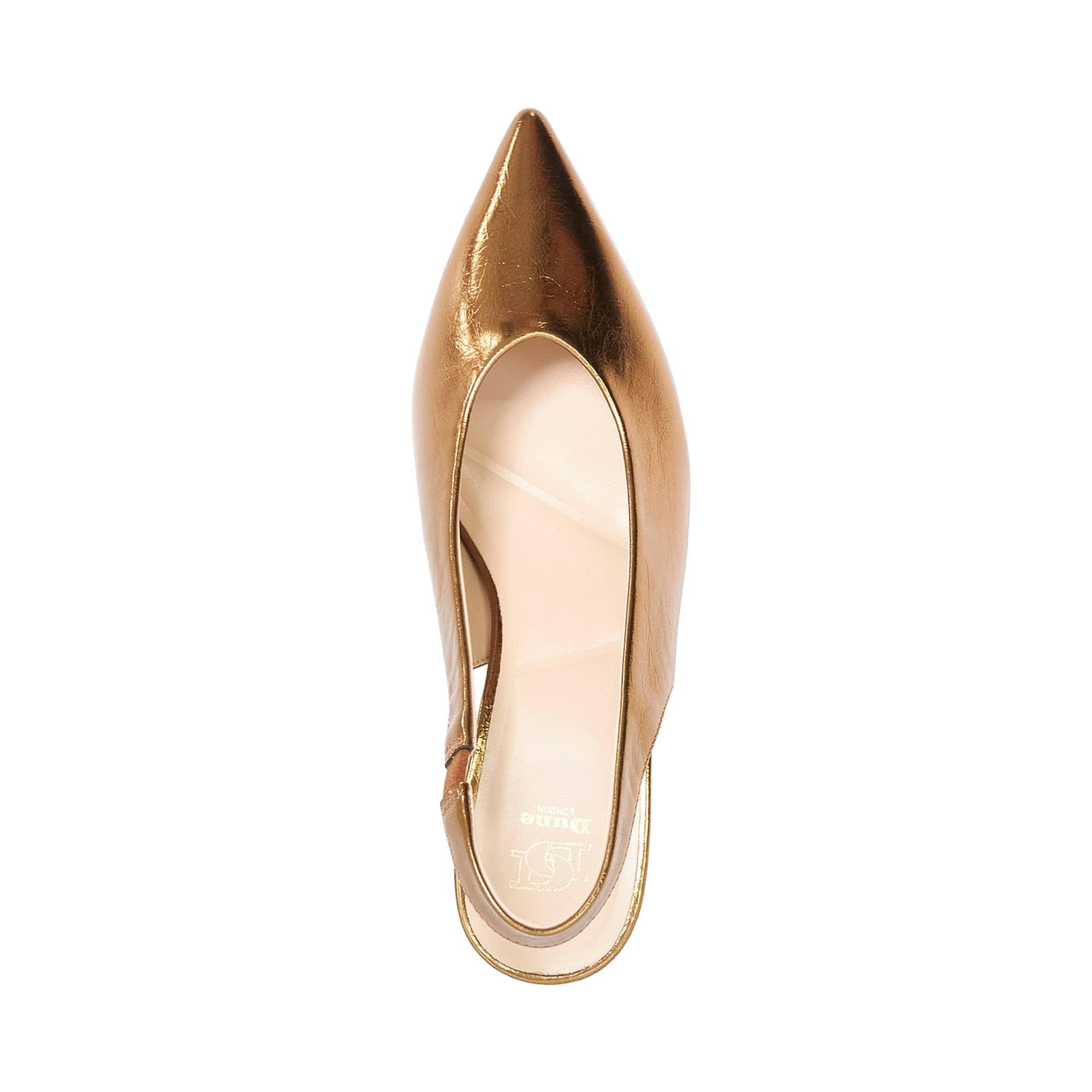 Bronze Synth - Dune London - Women's Cyra Slingbacks - 4