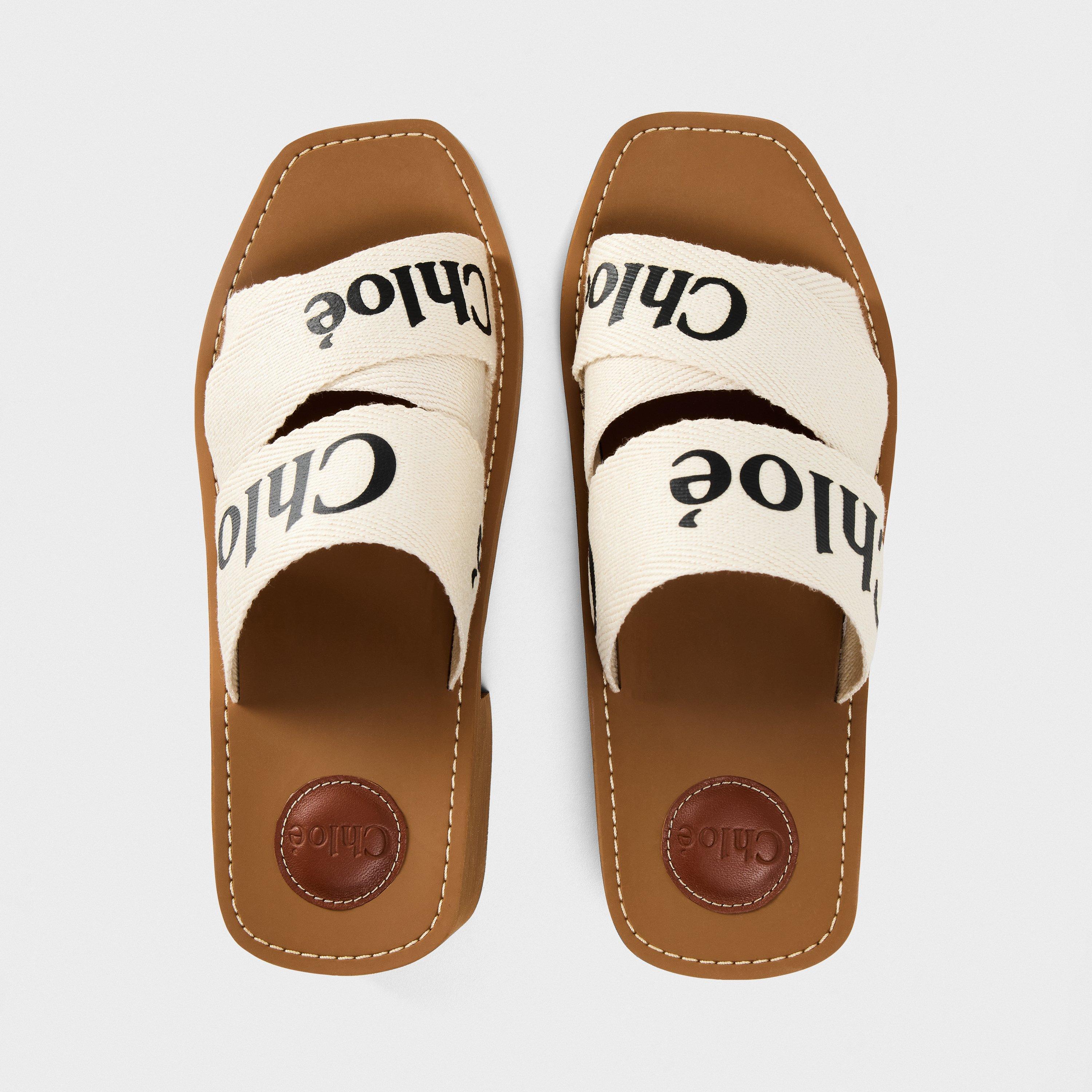 White - Chloe - Women's Woody Heeled Sandals - 4