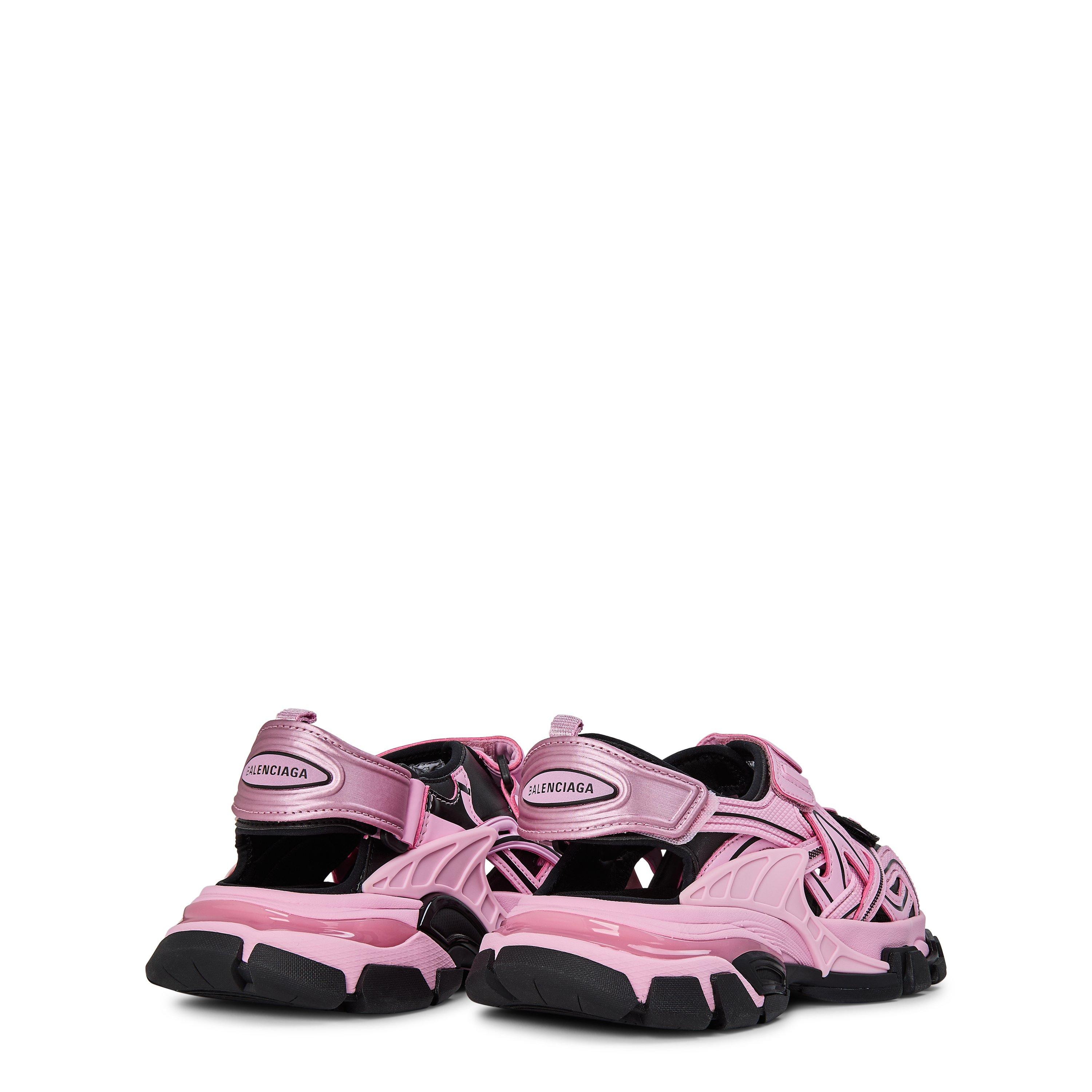 Pink/Black - Balenciaga - Track Sandals - 4