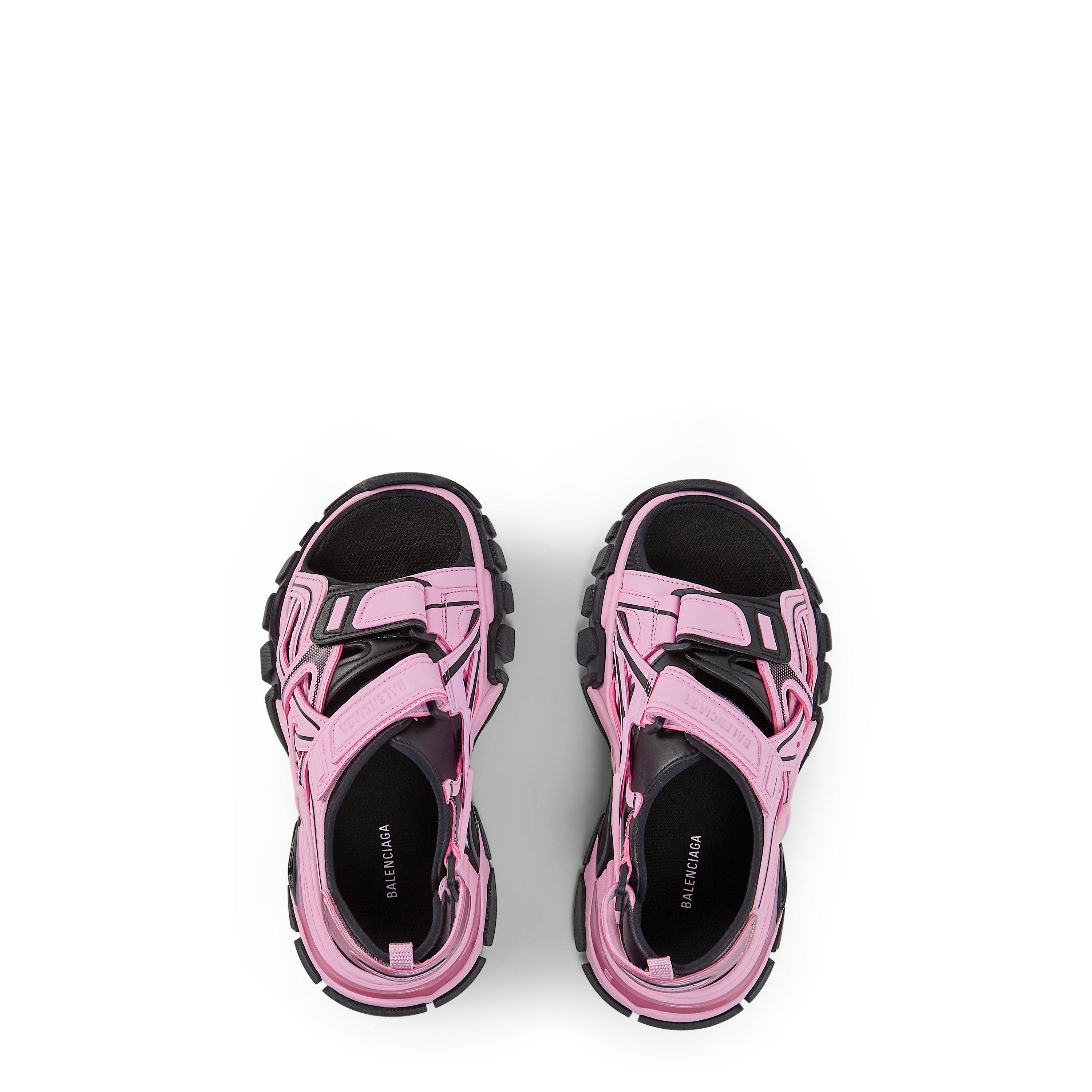Pink/Black - Balenciaga - Track Sandals - 5