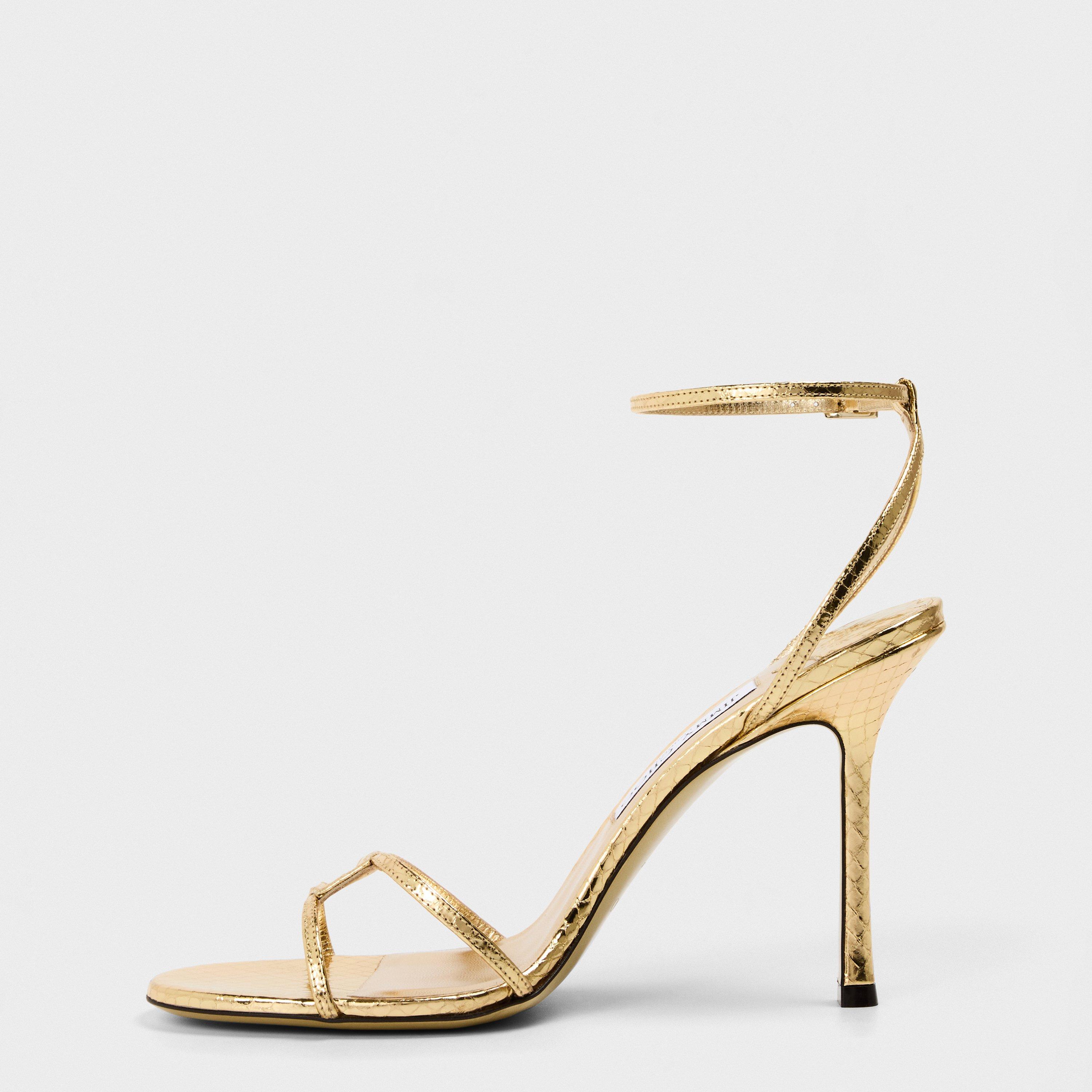 Gold - Jimmy Choo - Women's Leo Heeled Sandal - 2