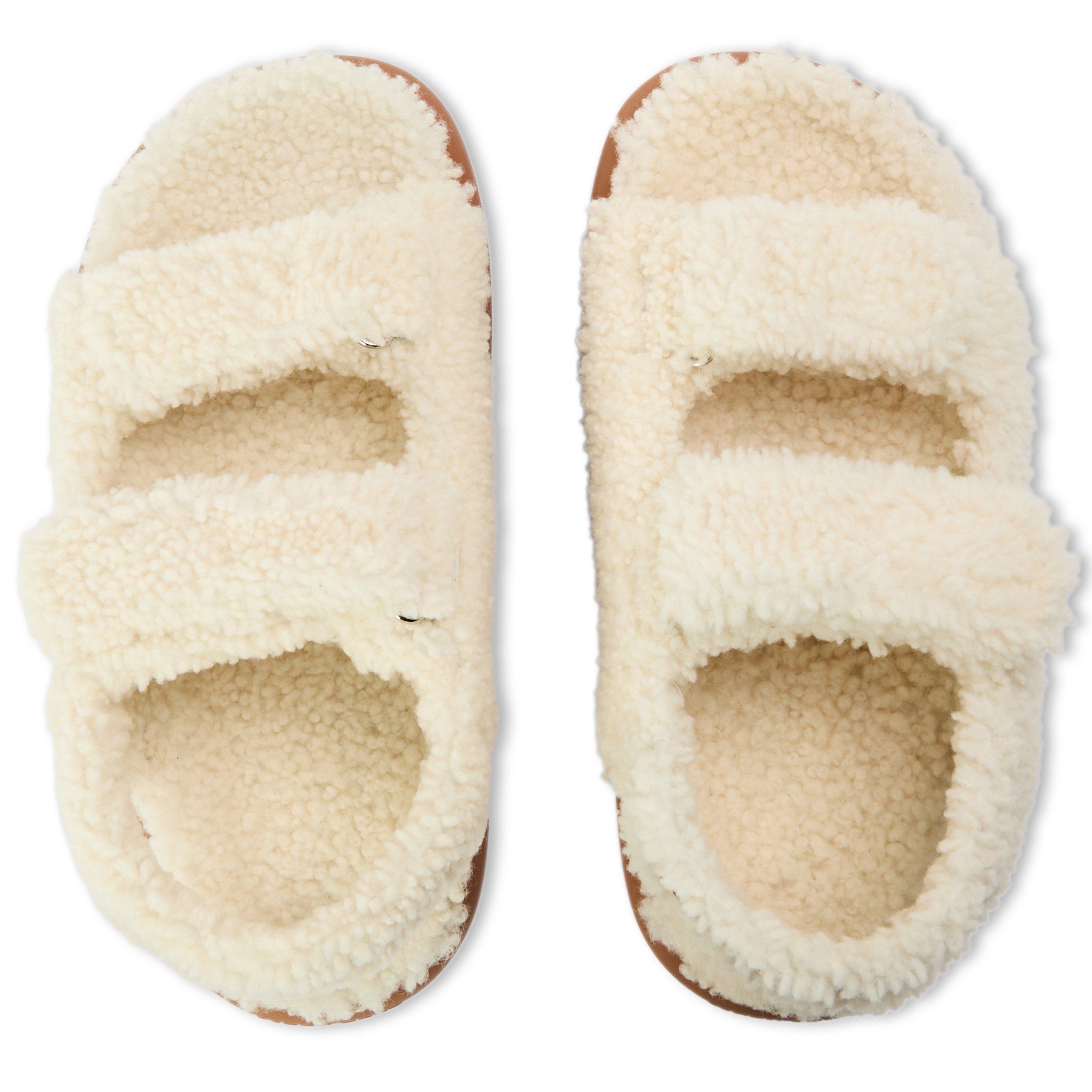 Ice - Moon Boot - Women's Shearling Flatform Sandals - 5