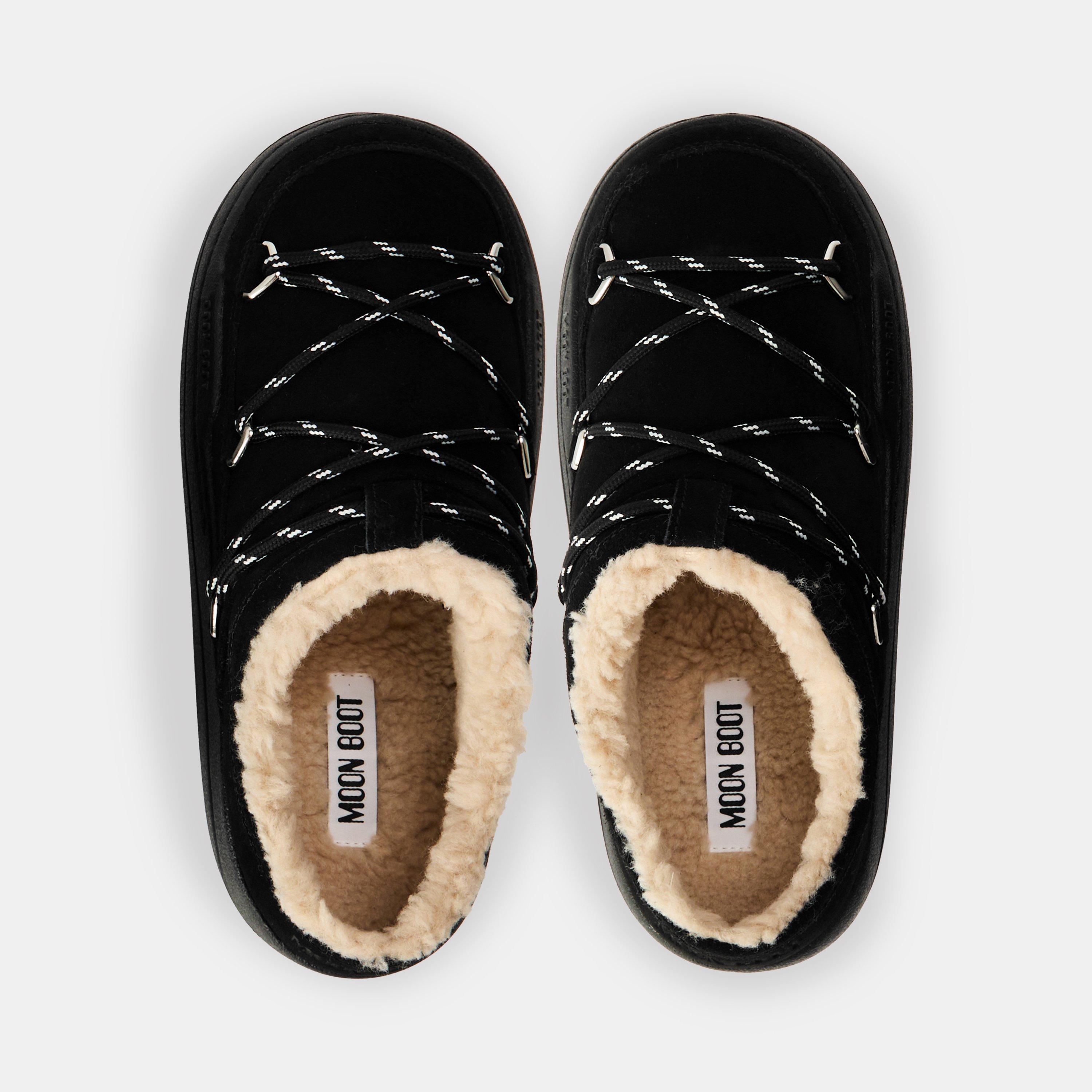 Black - Moon Boot - Womens Park Slipper - 5