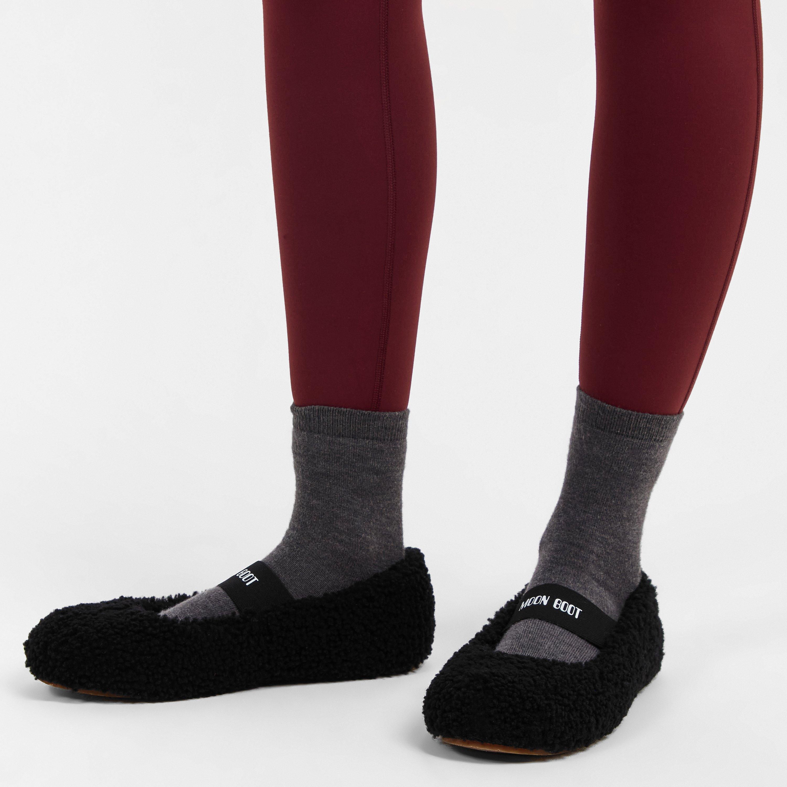 Black - Moon Boot - Women's Bluetooth Shearling Ballet Pumps - 3