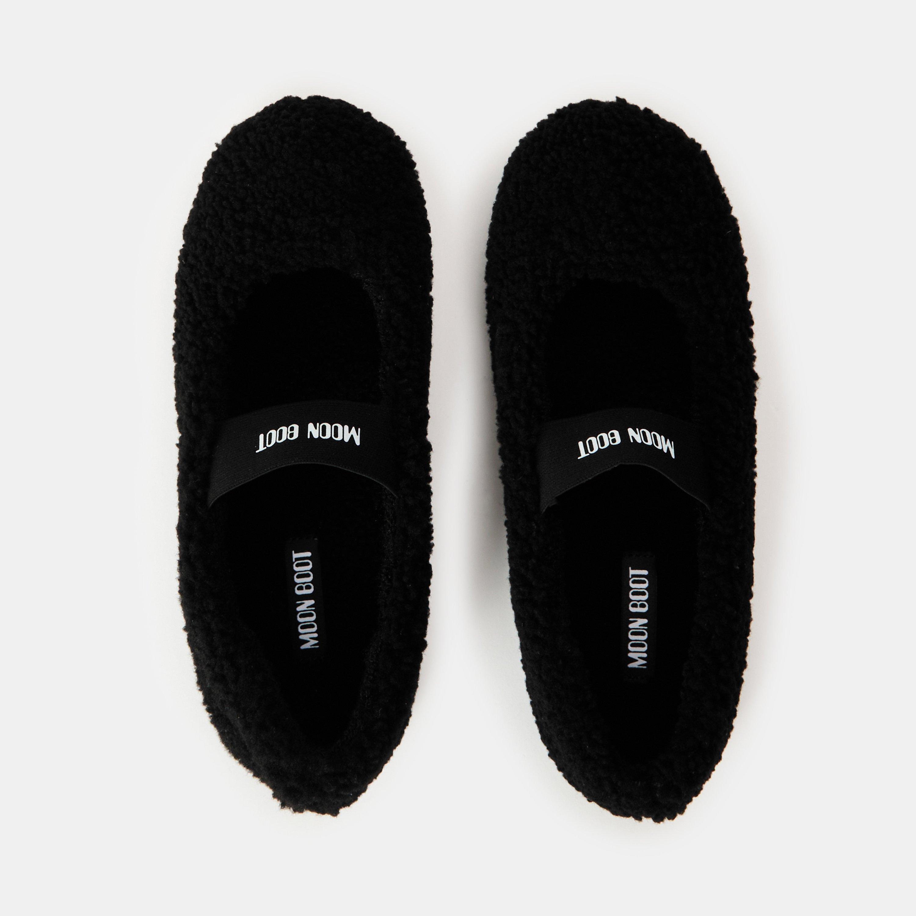 Black - Moon Boot - Women's Bluetooth Shearling Ballet Pumps - 5