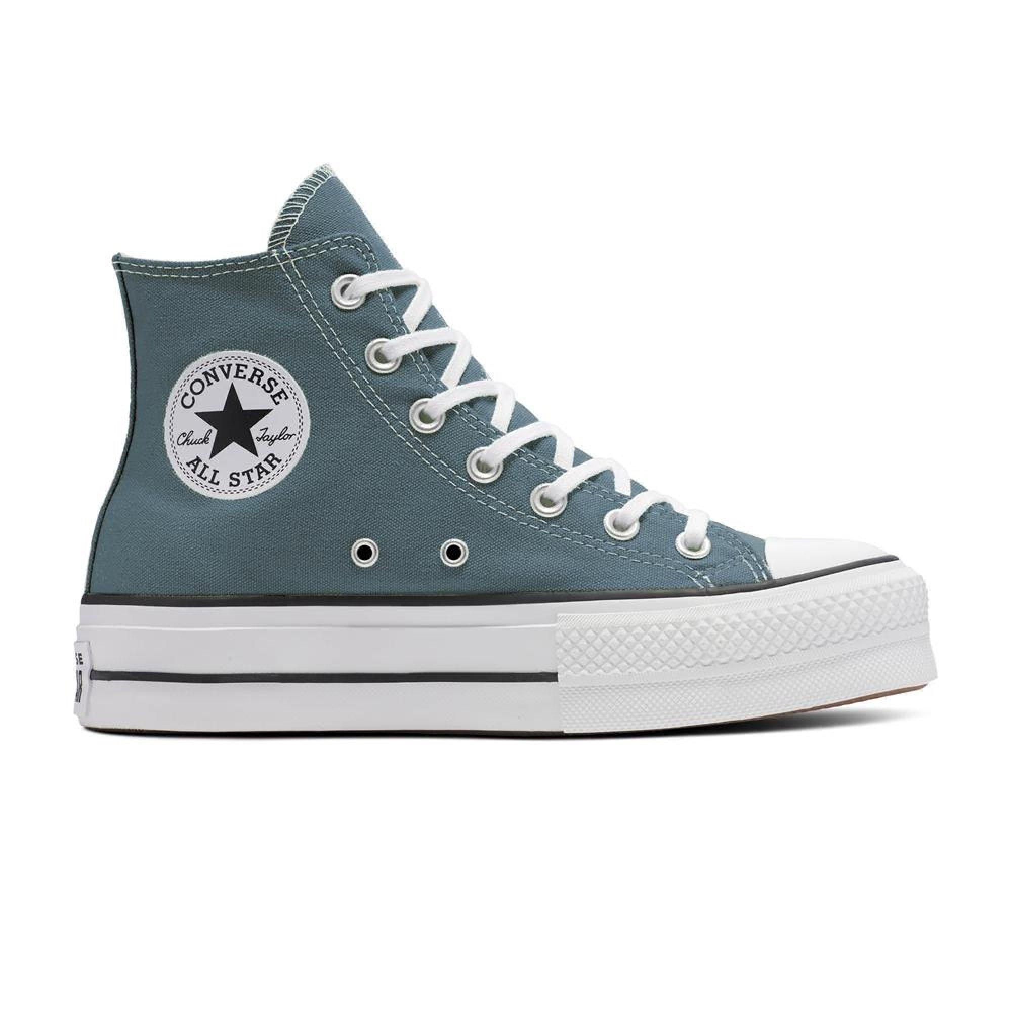 384-True Natu - Converse - Women's Chuck Taylor All Star Lif Platform Trainers - 1