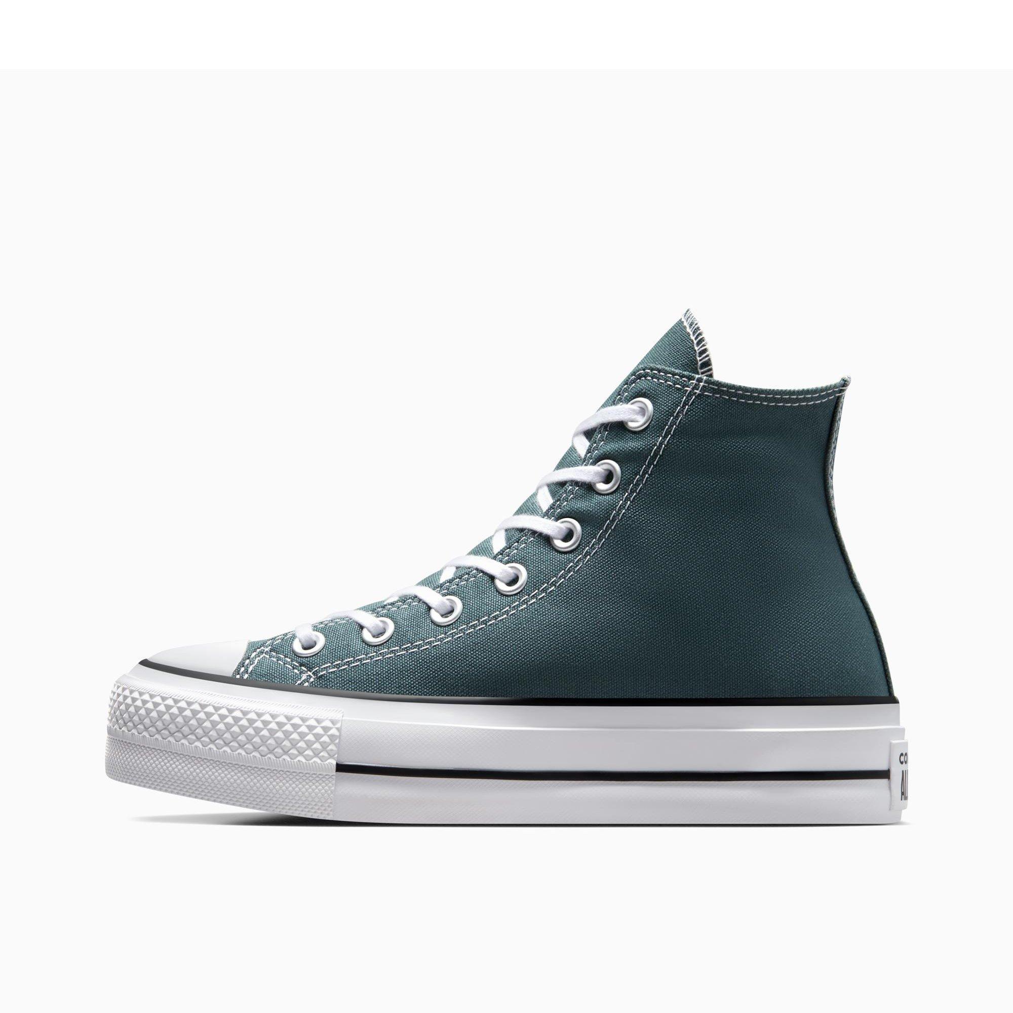 384-True Natu - Converse - Women's Chuck Taylor All Star Lif Platform Trainers - 2