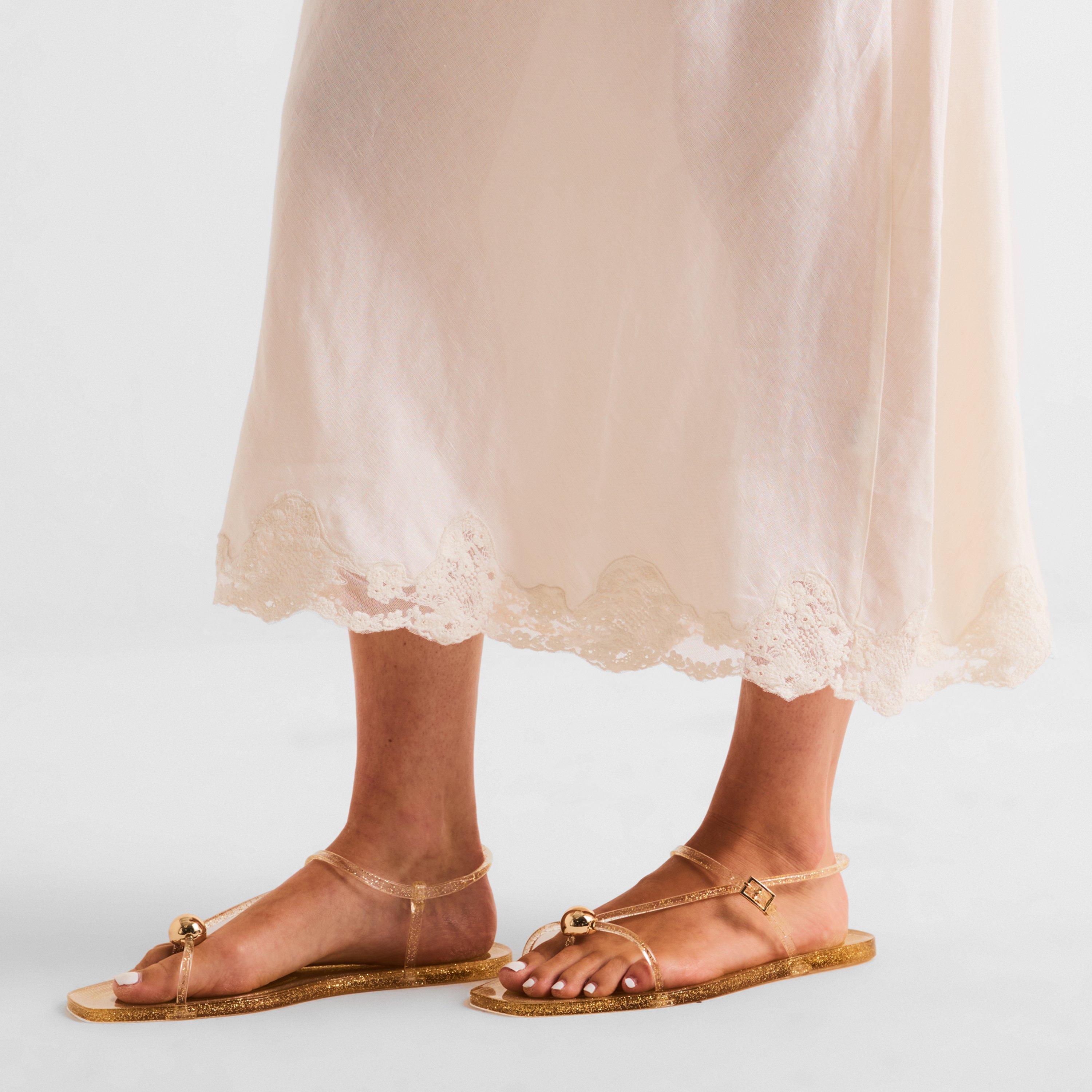 Champagne - Loeffler Randall - Women's Dana Jelly Shoes - 3
